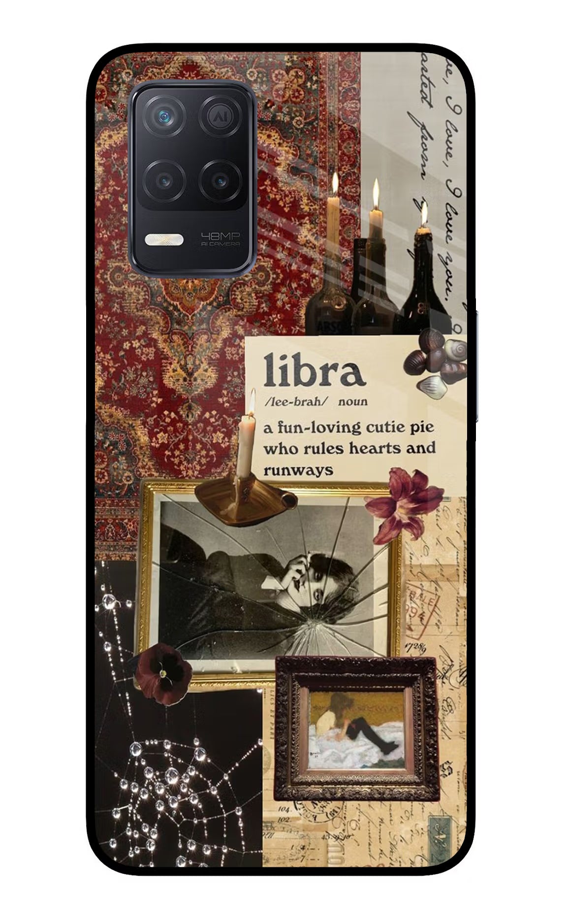 Libra Zodiac Realme 8 5G/8s 5G Glass Case - Libra Zodiac Realme 8 5G/8s 5G Glass Case Libra Zodiac Realme 8 5G/8s 5G Glass Case