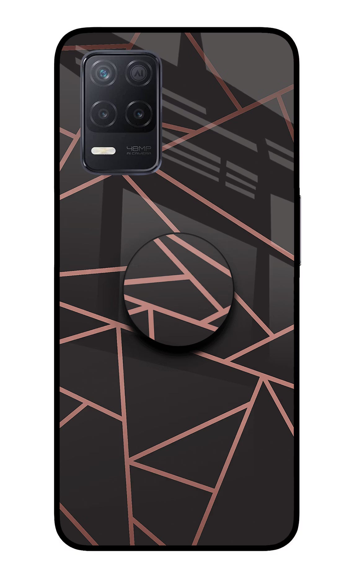 Geometric Pattern Realme 8 5G/8s 5G Glass Case - Geometric Pattern Realme 8 5G/8s 5G Glass Case Geometric Pattern Realme 8 5G/8s 5G Glass Case