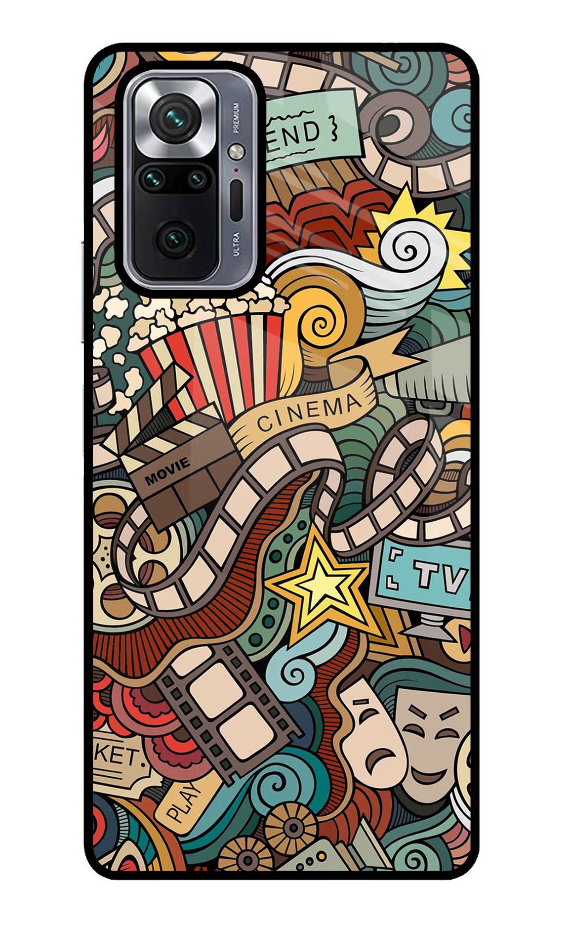 Cinema Abstract Redmi Note 10 Pro Max Glass Case - Cinema Abstract Redmi Note 10 Pro Max Glass Case Cinema Abstract Redmi Note 10 Pro Max Glass Case