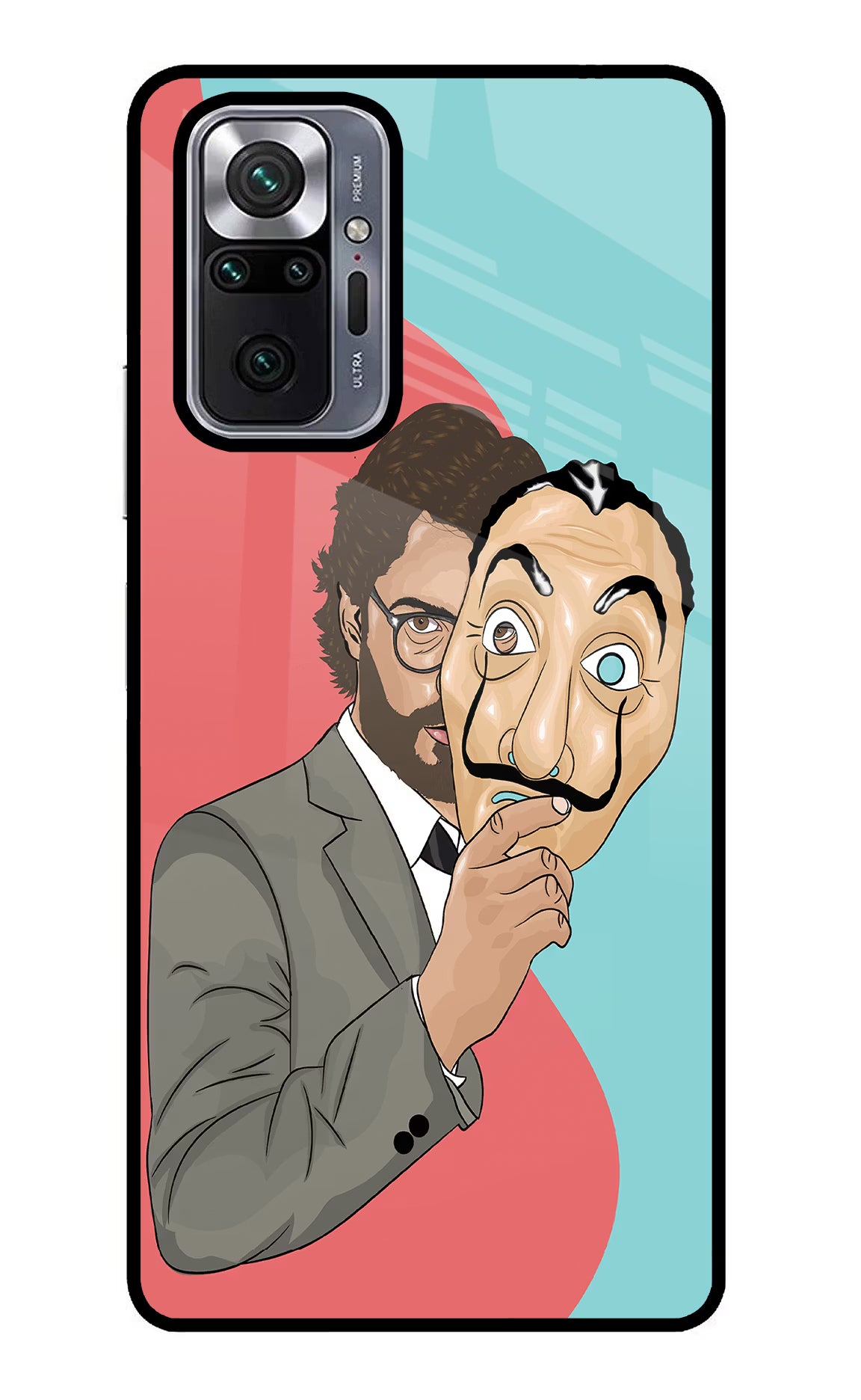 Professor Redmi Note 10 Pro Max Back Cover - Professor Redmi Note 10 Pro Max Glass Case Back Cover by Casekaro Professor Redmi Note 10 Pro Max Glass Case Back Cover by Casekaro