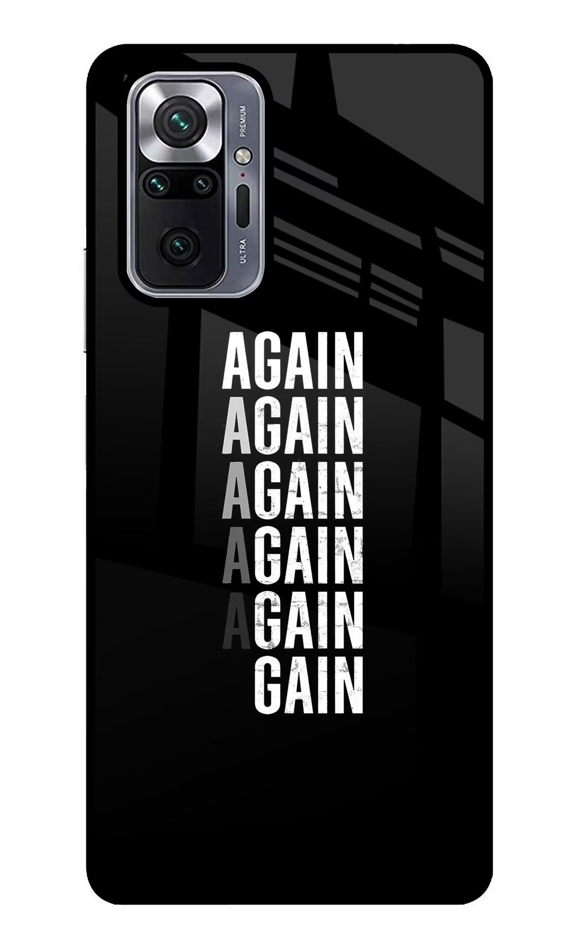 Again Again Gain Redmi Note 10 Pro Max Glass Case - Again Again Gain Redmi Note 10 Pro Max Glass Case Again Again Gain Redmi Note 10 Pro Max Glass Case