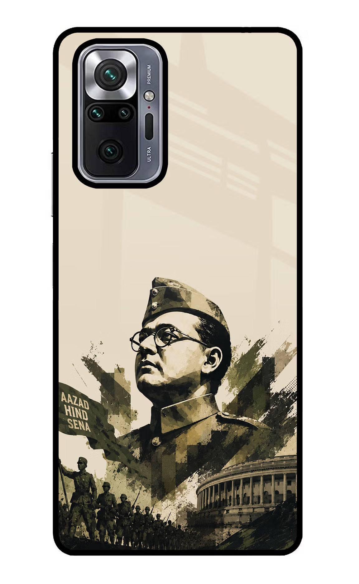 Netaji Rising Redmi Note 10 Pro Max Glass Case - Netaji Rising Redmi Note 10 Pro Max Glass Case Netaji Rising Redmi Note 10 Pro Max Glass Case