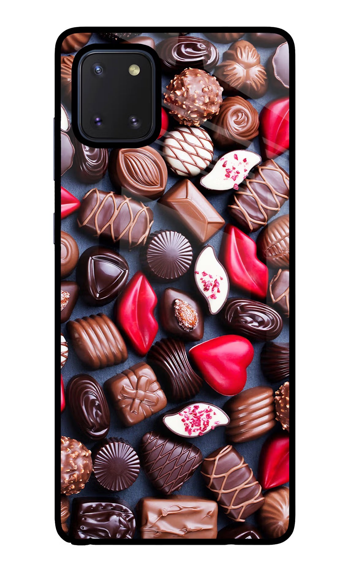 Chocolates Samsung Note 10 Lite Glass Case - Chocolates Samsung Note 10 Lite Glass Case Chocolates Samsung Note 10 Lite Glass Case