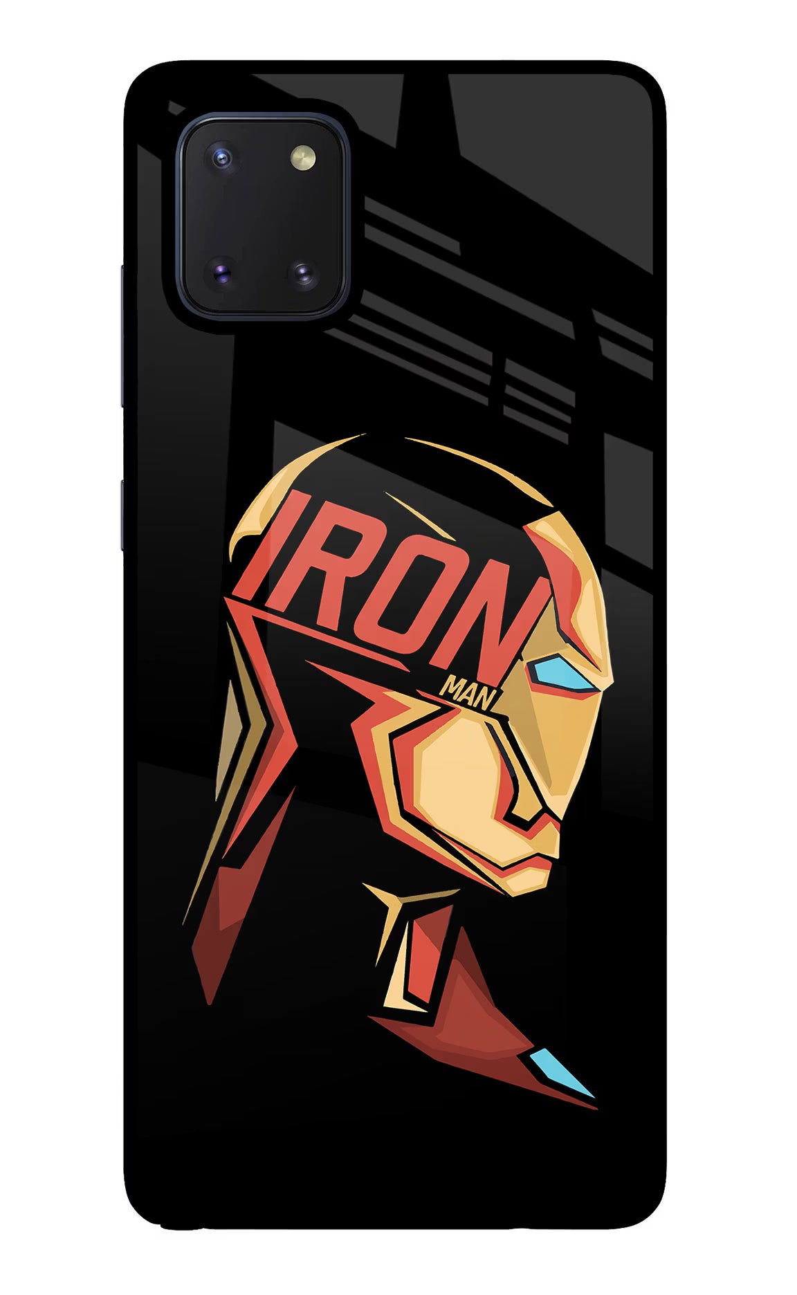 IronMan Samsung Note 10 Lite Glass Case - IronMan Samsung Note 10 Lite Glass Case IronMan Samsung Note 10 Lite Glass Case