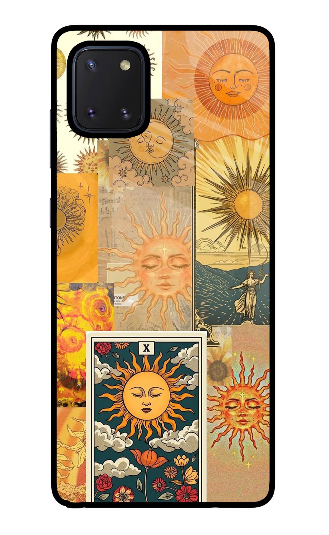 Sun Samsung Note 10 Lite Back Cover - Sun Samsung Note 10 Lite Glass Case Back Cover by Casekaro Sun Samsung Note 10 Lite Glass Case Back Cover by Casekaro