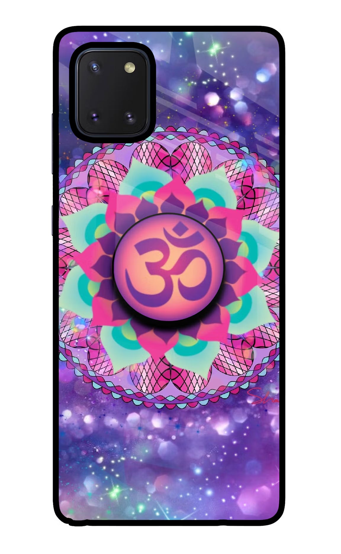 Om Purple Samsung Note 10 Lite Pop Case - Om Purple Samsung Note 10 Lite Pop Case by Casekaro Om Purple Samsung Note 10 Lite Pop Case by Casekaro