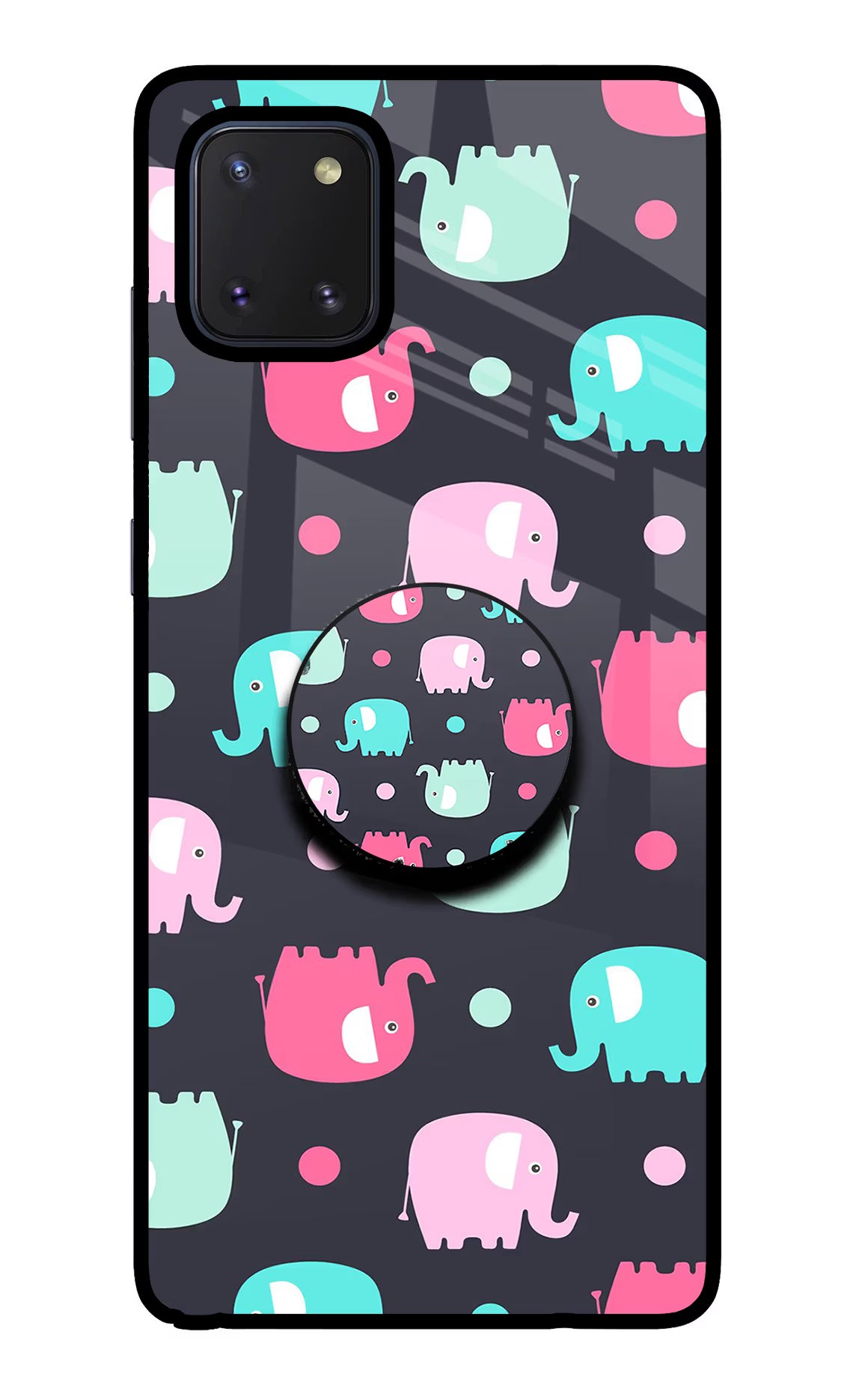 Baby Elephants Samsung Note 10 Lite Pop Case - Baby Elephants Samsung Note 10 Lite Pop Case by Casekaro Baby Elephants Samsung Note 10 Lite Pop Case by Casekaro