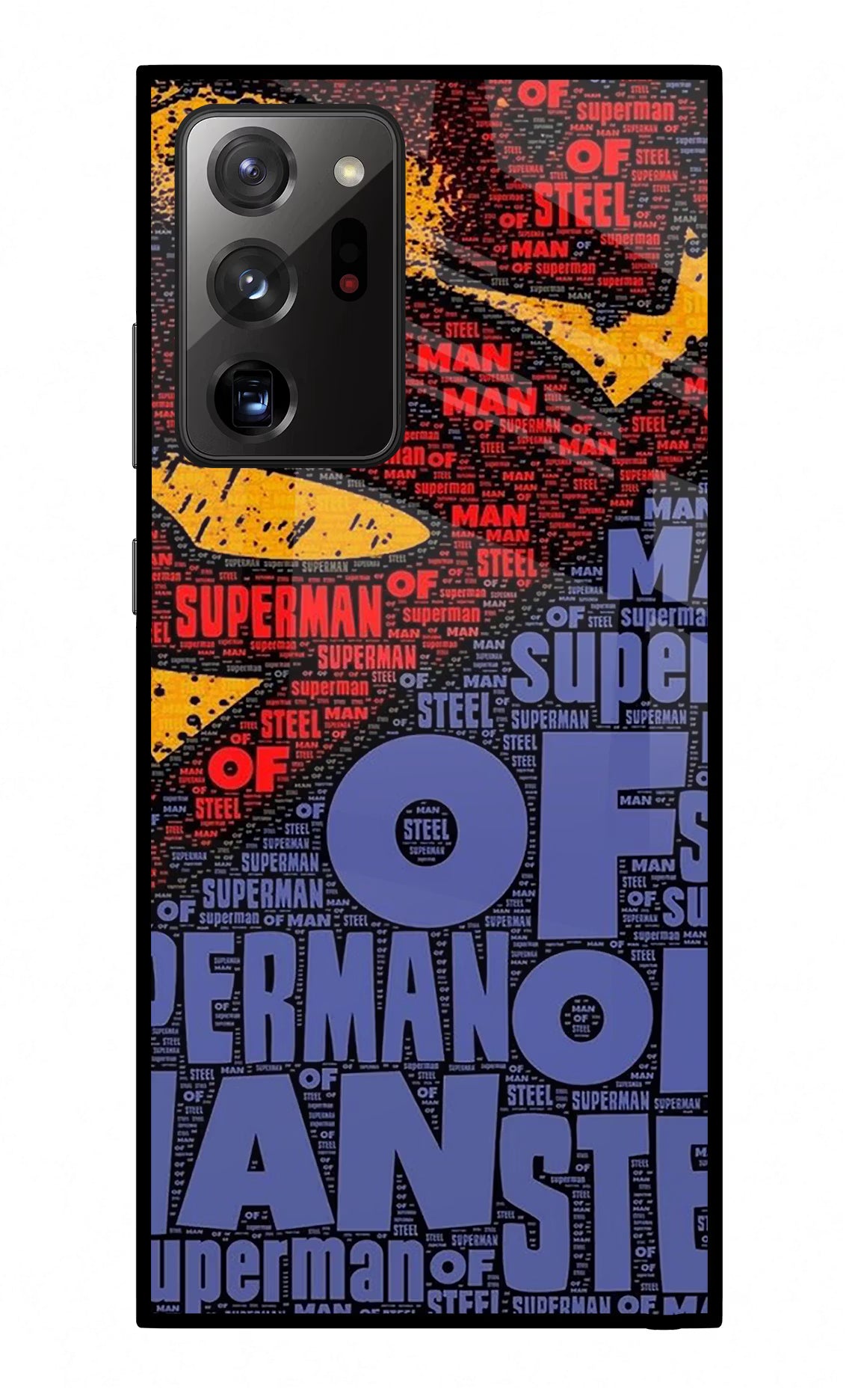 Superman Samsung Note 20 Ultra Back Cover - Superman Samsung Note 20 Ultra Glass Case Back Cover by Casekaro Superman Samsung Note 20 Ultra Glass Case Back Cover by Casekaro