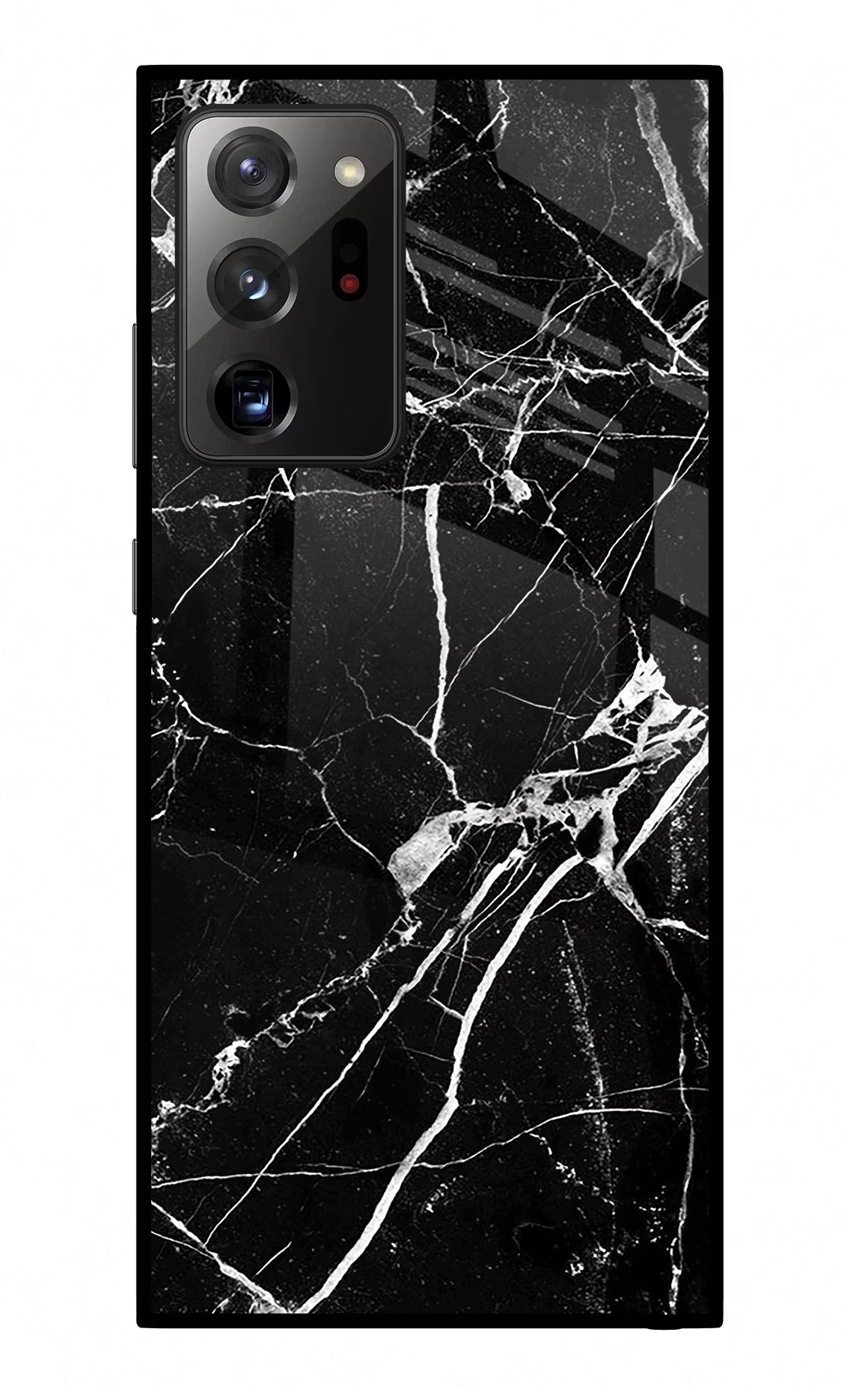 Black Marble Pattern Samsung Note 20 Ultra Back Cover - Black Marble Pattern Samsung Note 20 Ultra Glass Case Back Cover by Casekaro Black Marble Pattern Samsung Note 20 Ultra Glass Case Back Cover by Casekaro