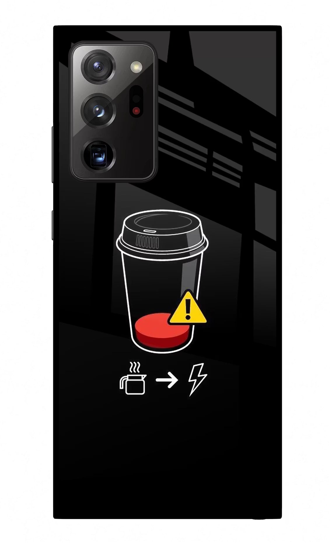 Coffee Samsung Note 20 Ultra Back Cover - Coffee Samsung Note 20 Ultra Glass Case Back Cover by Casekaro Coffee Samsung Note 20 Ultra Glass Case Back Cover by Casekaro