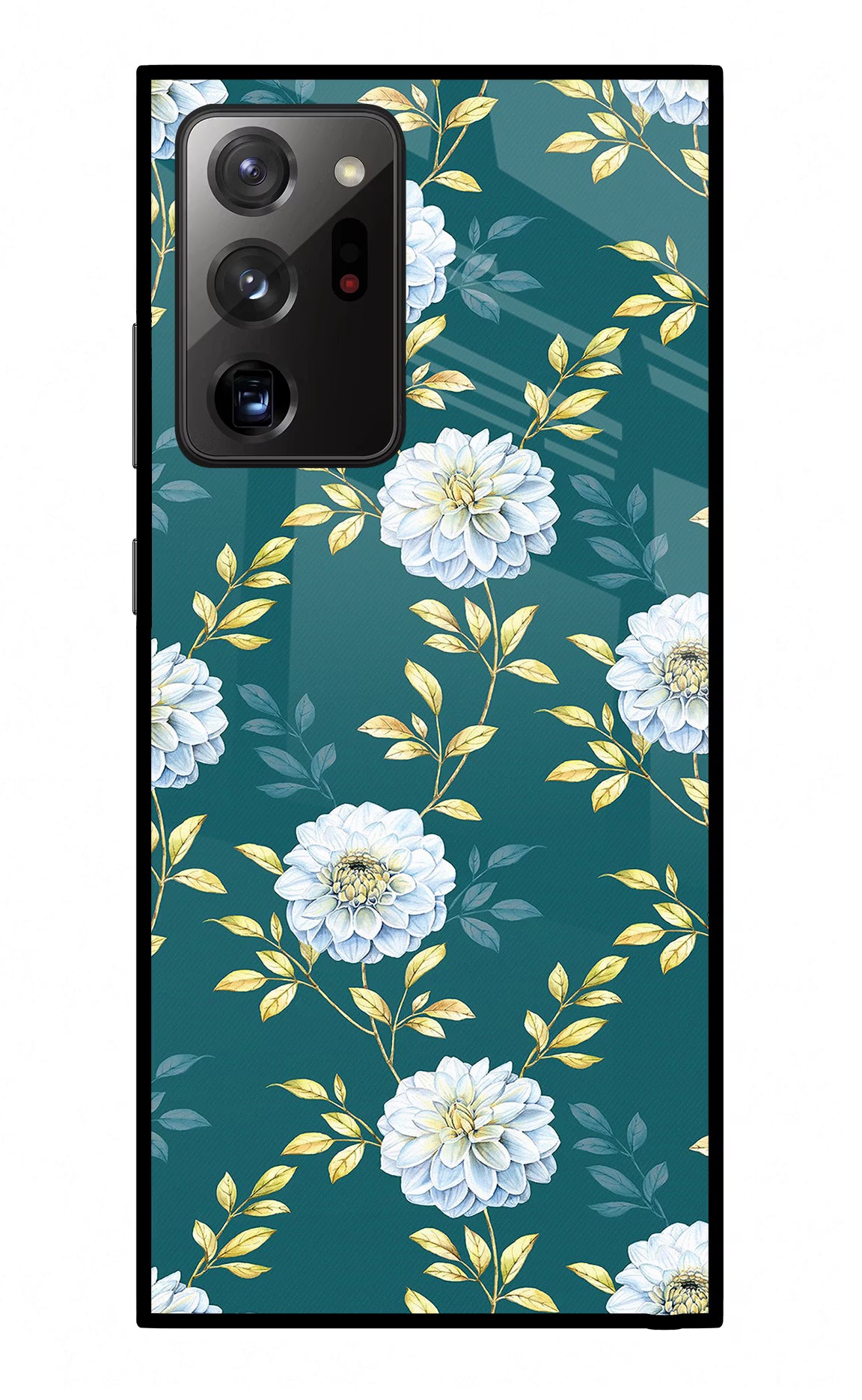 Flowers Samsung Note 20 Ultra Back Cover - Flowers Samsung Note 20 Ultra Glass Case Back Cover by Casekaro Flowers Samsung Note 20 Ultra Glass Case Back Cover by Casekaro