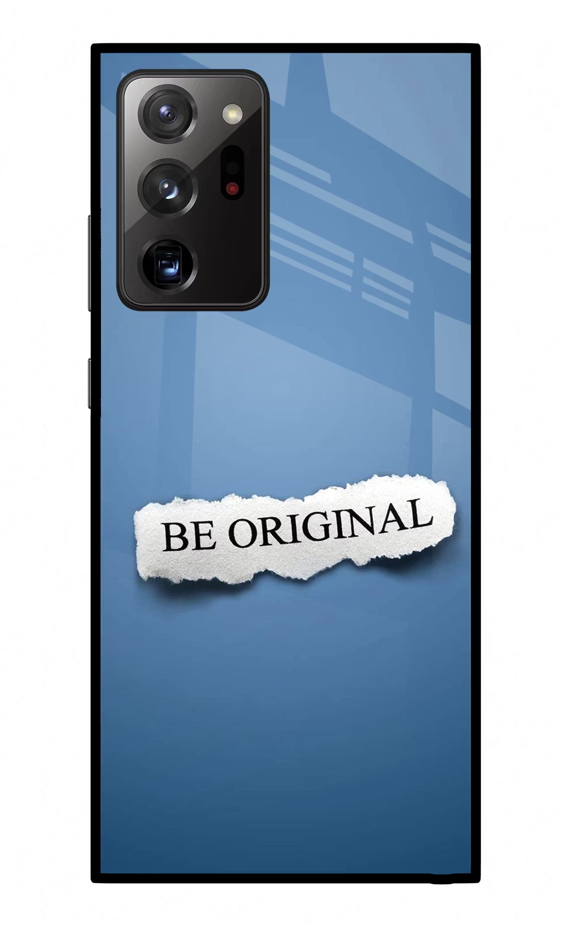 Be Original Samsung Note 20 Ultra Back Cover - Be Original Samsung Note 20 Ultra Glass Case Back Cover by Casekaro Be Original Samsung Note 20 Ultra Glass Case Back Cover by Casekaro