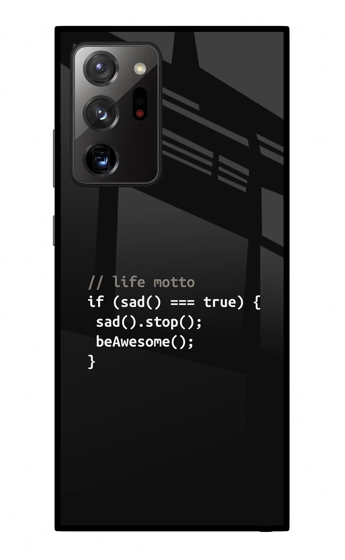 Life Motto Code Samsung Note 20 Ultra Back Cover - Life Motto Code Samsung Note 20 Ultra Glass Case Back Cover by Casekaro Life Motto Code Samsung Note 20 Ultra Glass Case Back Cover by Casekaro