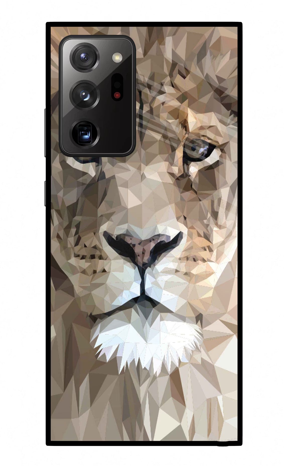 Lion Art Samsung Note 20 Ultra Back Cover - Lion Art Samsung Note 20 Ultra Glass Case Back Cover by Casekaro Lion Art Samsung Note 20 Ultra Glass Case Back Cover by Casekaro