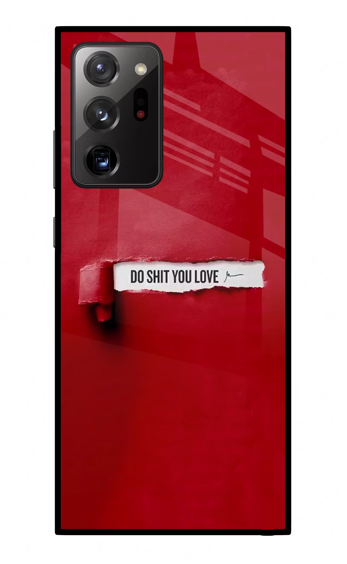 Do Shit You Love Samsung Note 20 Ultra Back Cover - Do Shit You Love Samsung Note 20 Ultra Glass Case Back Cover by Casekaro Do Shit You Love Samsung Note 20 Ultra Glass Case Back Cover by Casekaro