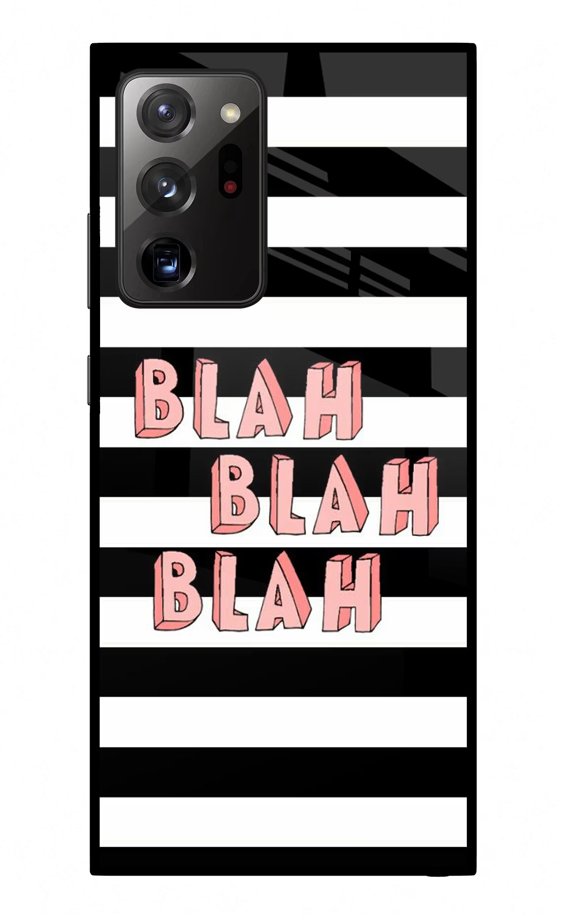 Blah Blah Blah Samsung Note 20 Ultra Glass Case - Blah Blah Blah Samsung Note 20 Ultra Glass Case Blah Blah Blah Samsung Note 20 Ultra Glass Case