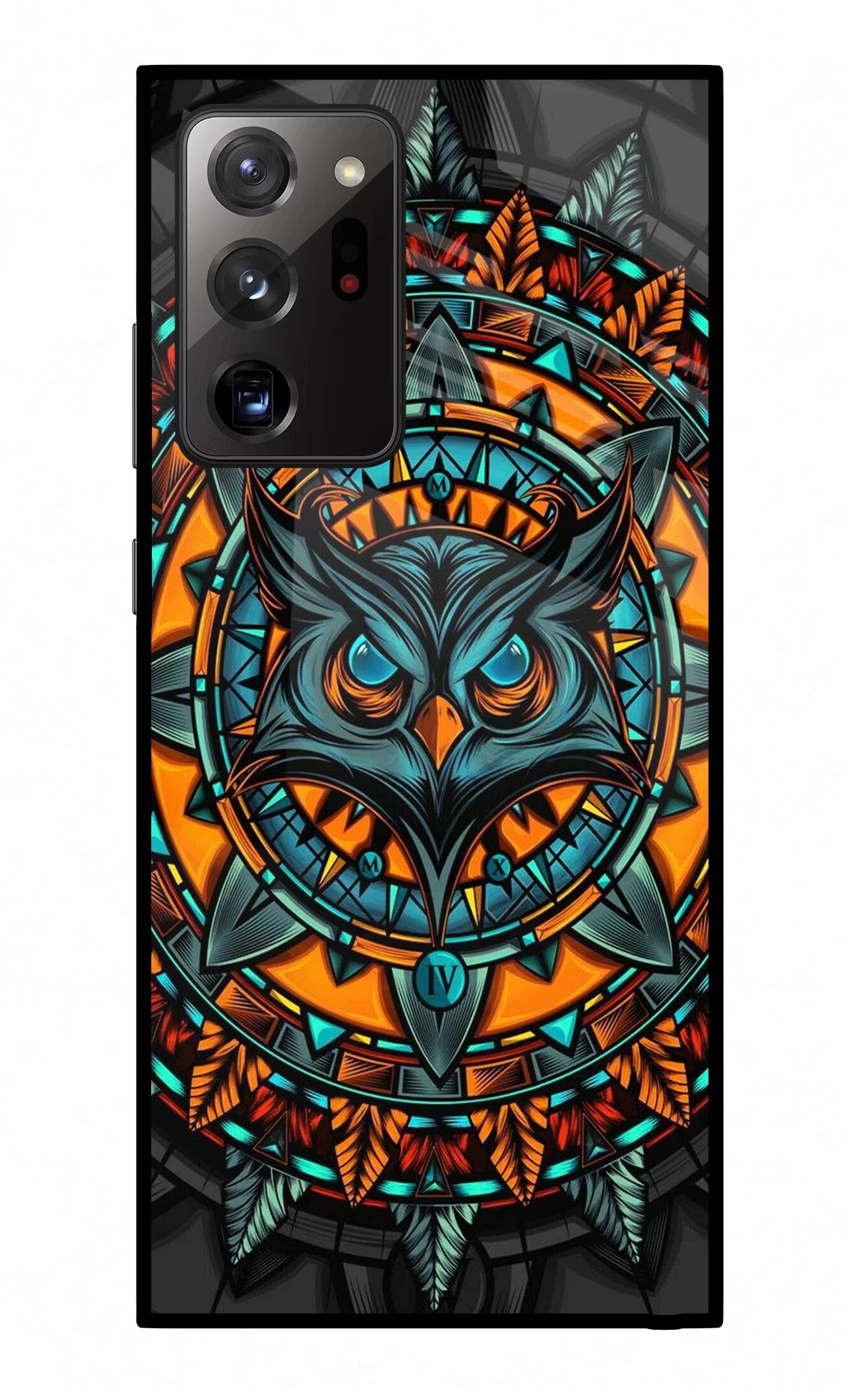 Angry Owl Art Samsung Note 20 Ultra Back Cover - Angry Owl Art Samsung Note 20 Ultra Glass Case Back Cover by Casekaro Angry Owl Art Samsung Note 20 Ultra Glass Case Back Cover by Casekaro
