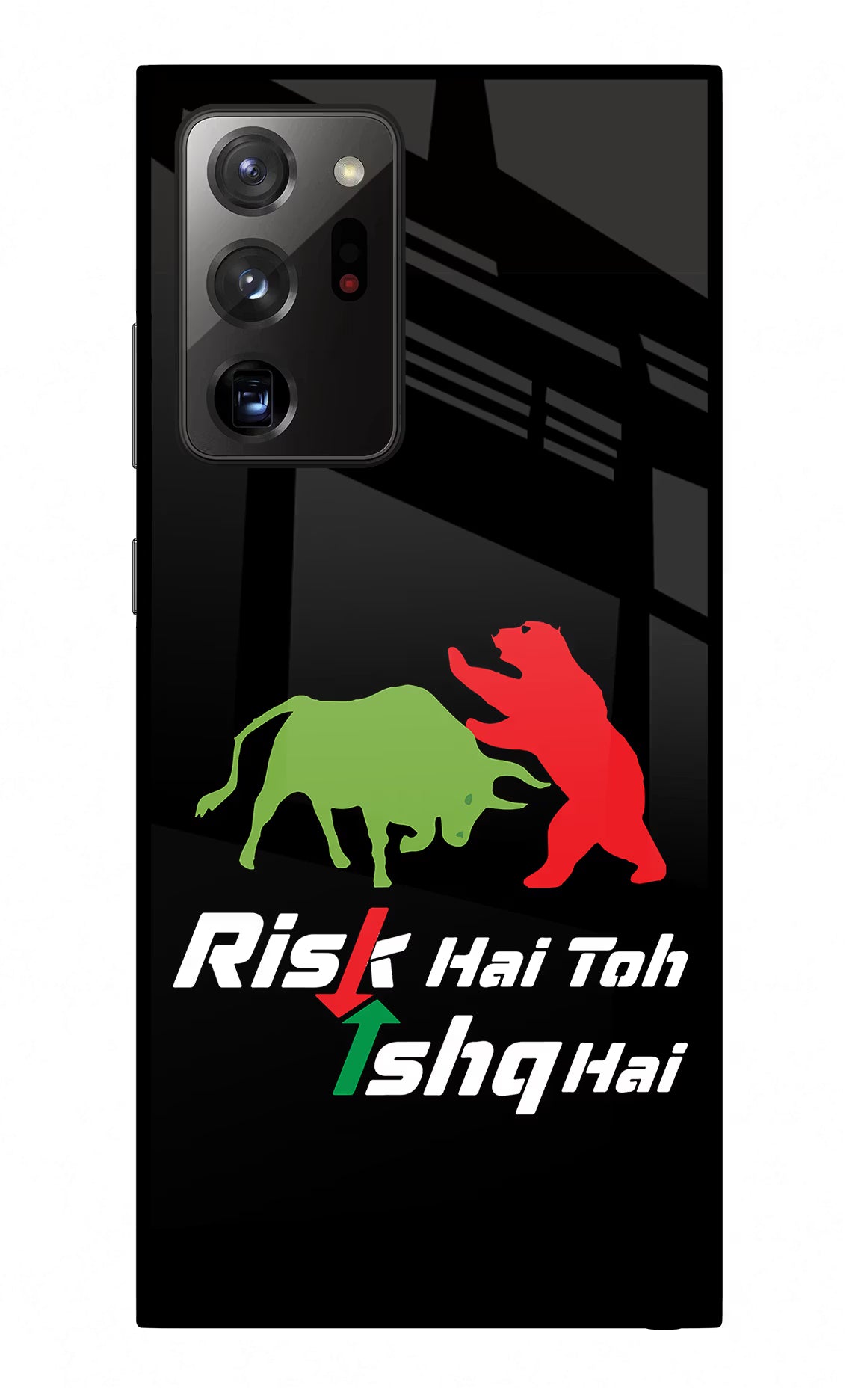 Risk Hai Toh Ishq Hai Samsung Note 20 Ultra Back Cover - Risk Hai Toh Ishq Hai Samsung Note 20 Ultra Glass Case Back Cover by Casekaro Risk Hai Toh Ishq Hai Samsung Note 20 Ultra Glass Case Back Cover by Casekaro