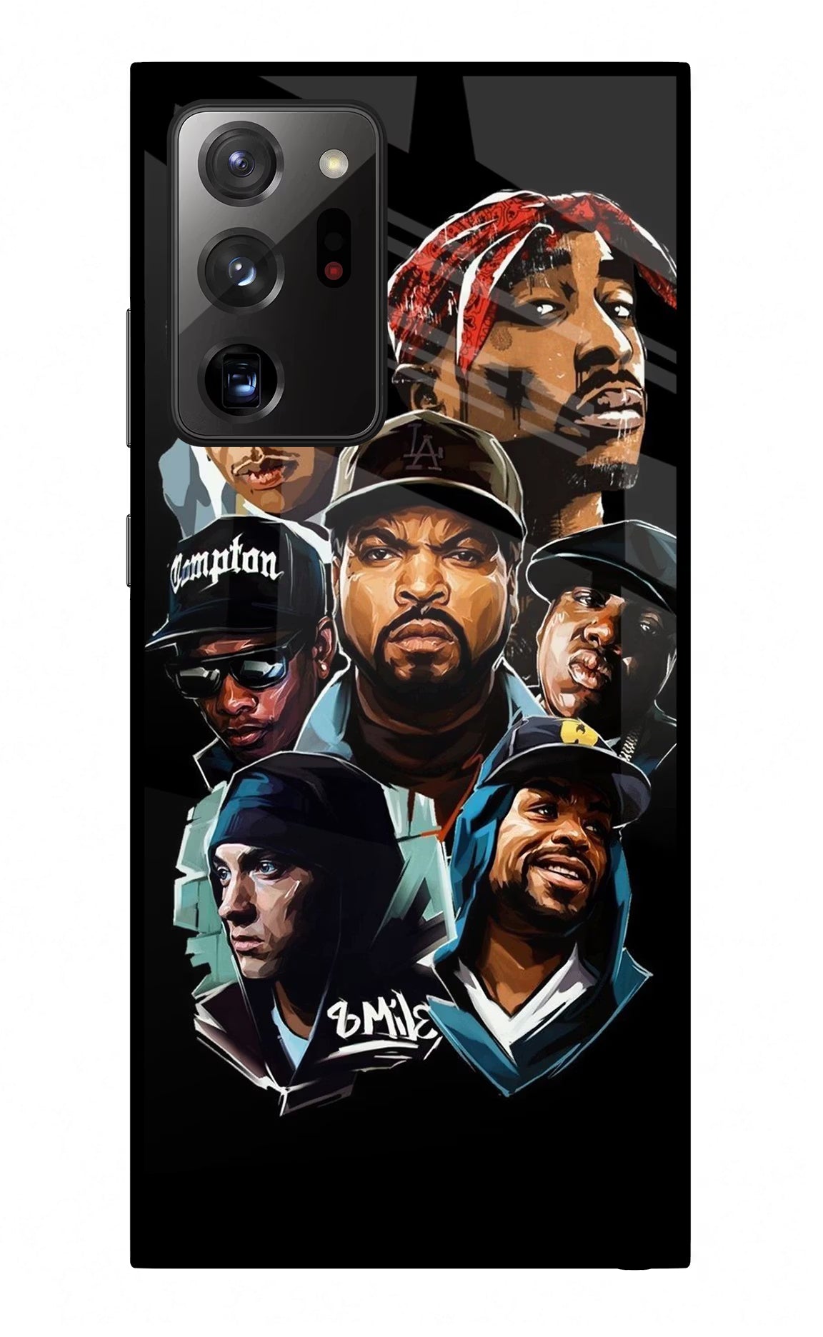 Rappers Samsung Note 20 Ultra Glass Case - Rappers Samsung Note 20 Ultra Glass Case Rappers Samsung Note 20 Ultra Glass Case