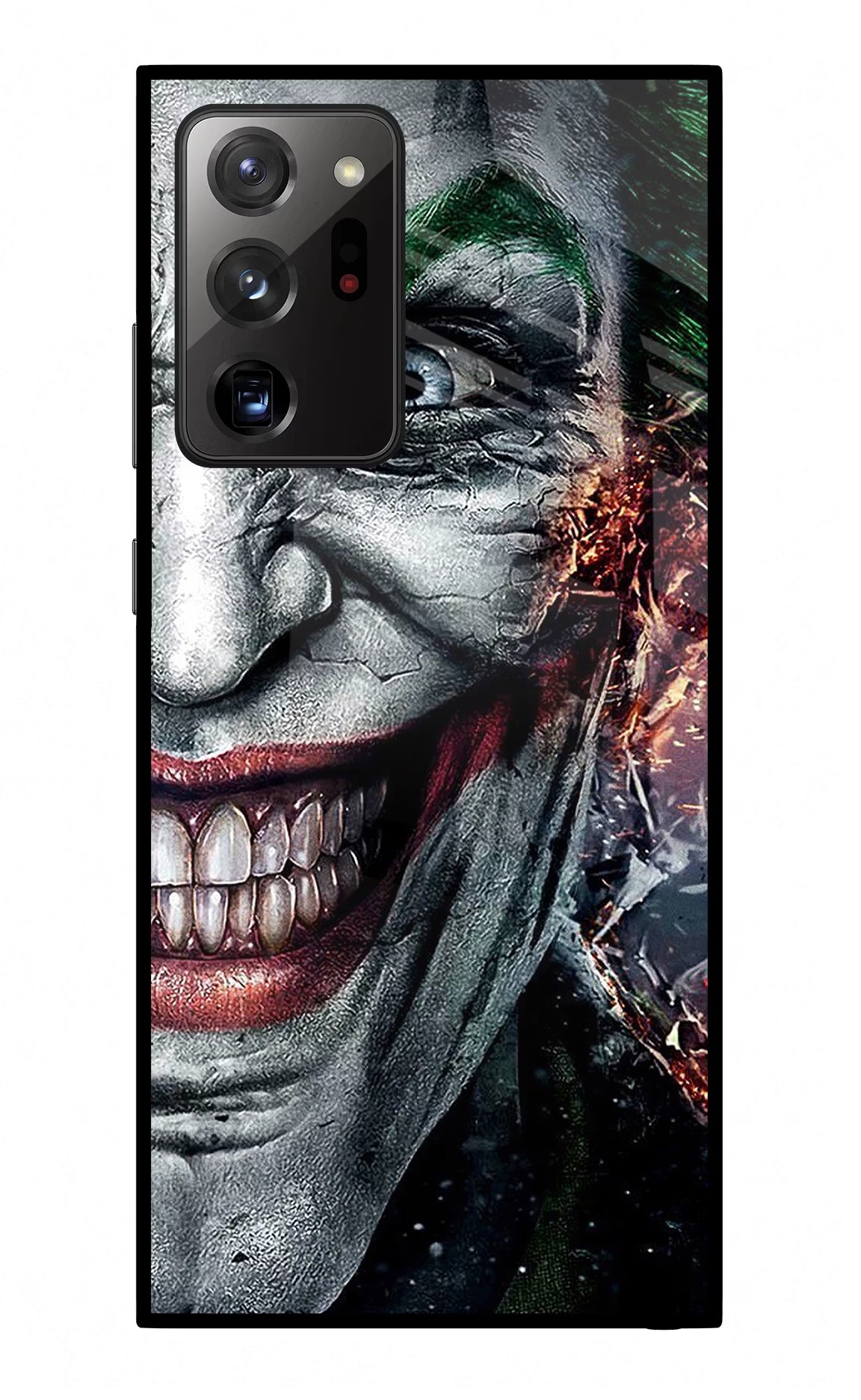 Joker Cam Samsung Note 20 Ultra Back Cover - Joker Cam Samsung Note 20 Ultra Glass Case Back Cover by Casekaro Joker Cam Samsung Note 20 Ultra Glass Case Back Cover by Casekaro