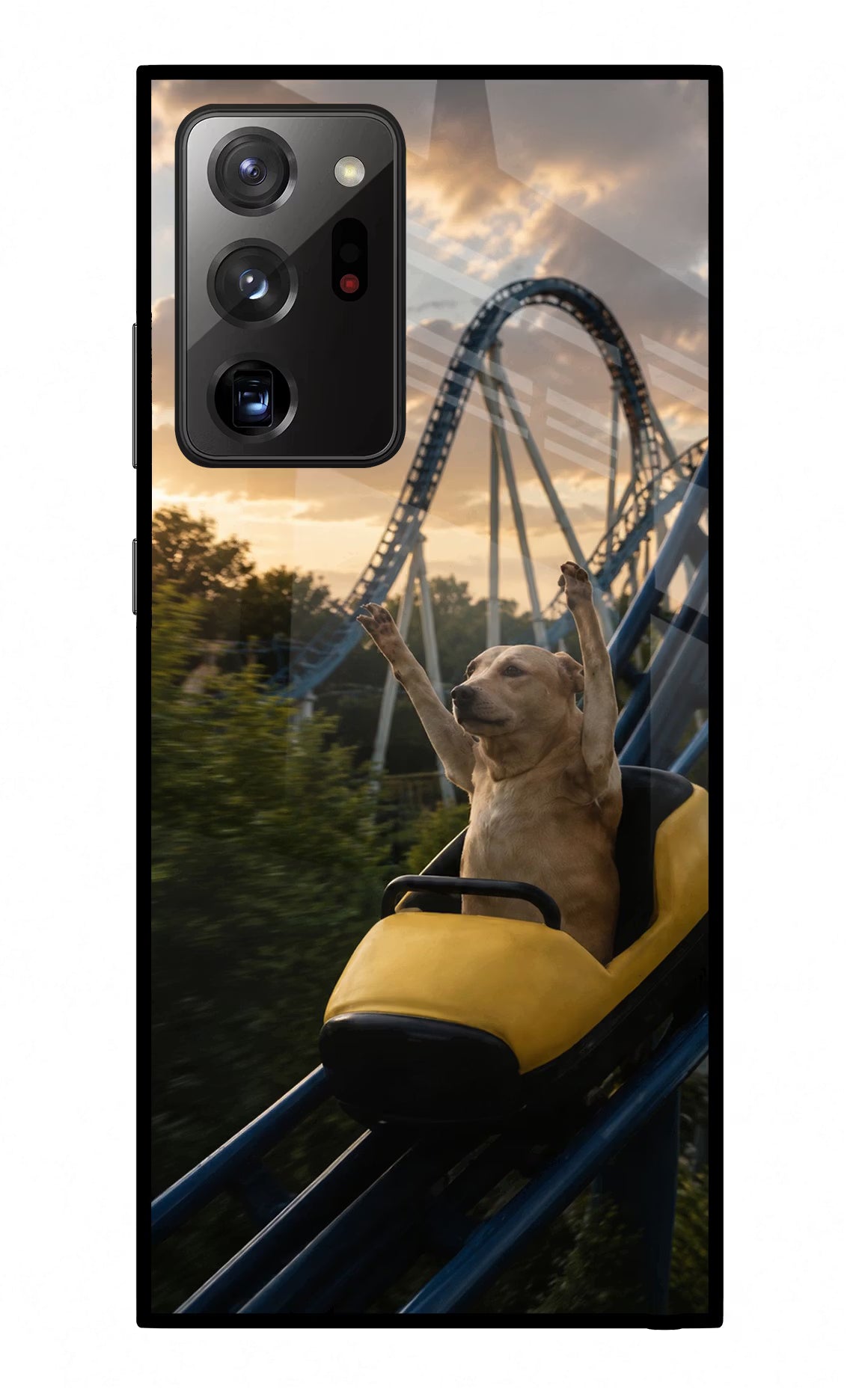 Rollercoaster Dog Samsung Note 20 Ultra Glass Case - Rollercoaster Dog Samsung Note 20 Ultra Glass Case Rollercoaster Dog Samsung Note 20 Ultra Glass Case