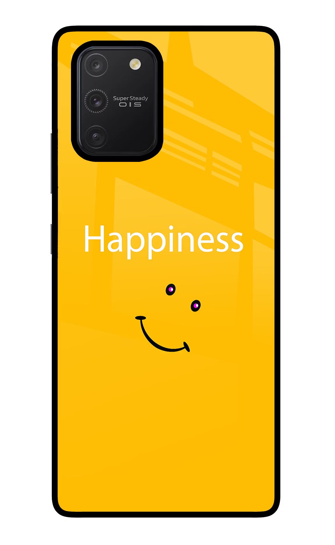 Happiness With Smiley Samsung S10 Lite Back Cover - Happiness With Smiley Samsung S10 Lite Glass Case Back Cover by Casekaro Happiness With Smiley Samsung S10 Lite Glass Case Back Cover by Casekaro