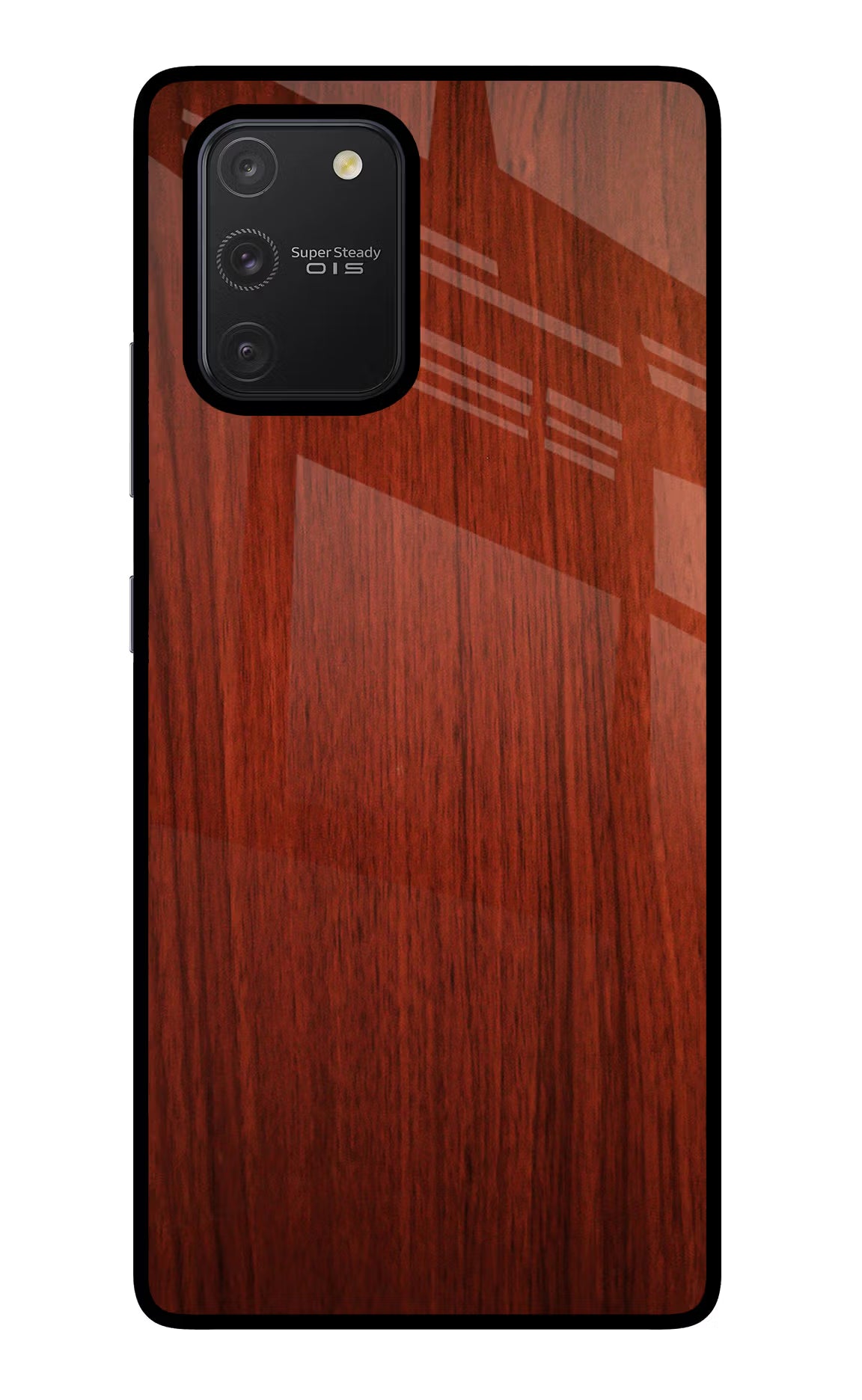 Wooden Plain Pattern Samsung S10 Lite Back Cover - Wooden Plain Pattern Samsung S10 Lite Glass Case Back Cover by Casekaro Wooden Plain Pattern Samsung S10 Lite Glass Case Back Cover by Casekaro