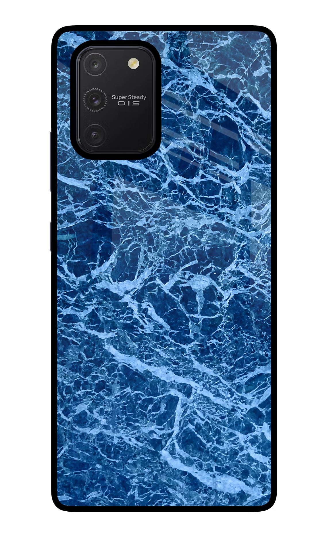 Blue Marble Samsung S10 Lite Back Cover - Blue Marble Samsung S10 Lite Glass Case Back Cover by Casekaro Blue Marble Samsung S10 Lite Glass Case Back Cover by Casekaro
