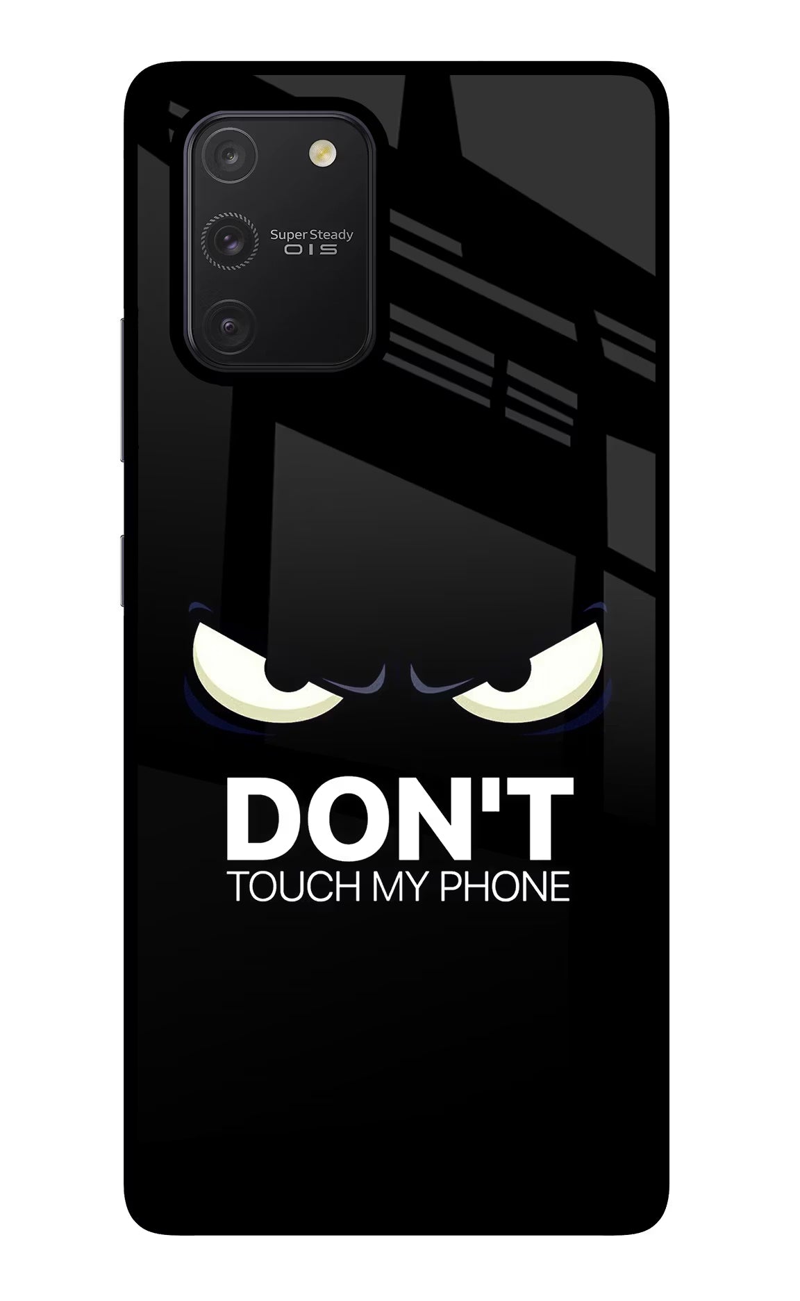 Don'T Touch My Phone Samsung S10 Lite Back Cover - Don'T Touch My Phone Samsung S10 Lite Glass Case Back Cover by Casekaro Don'T Touch My Phone Samsung S10 Lite Glass Case Back Cover by Casekaro