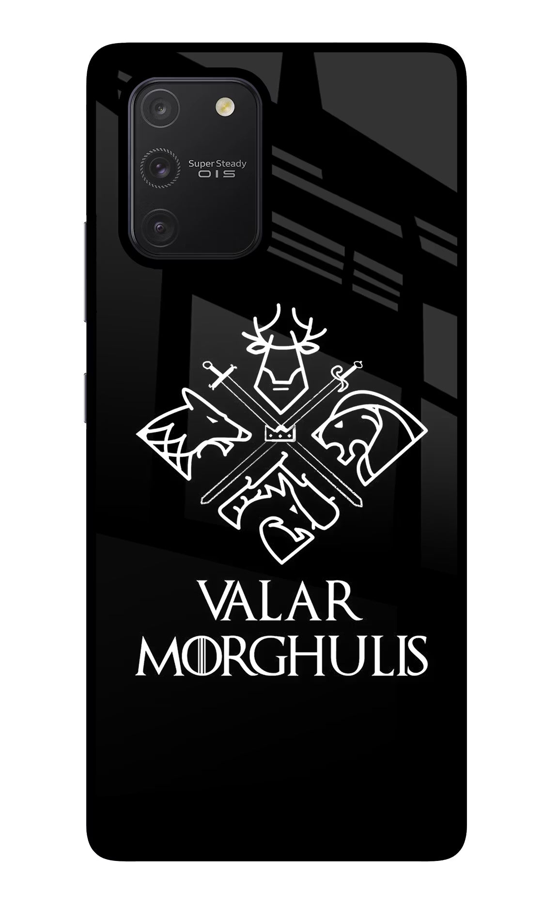 Valar Morghulis | Game Of Thrones Samsung S10 Lite Back Cover - Valar Morghulis | Game Of Thrones Samsung S10 Lite Glass Case Back Cover by Casekaro Valar Morghulis | Game Of Thrones Samsung S10 Lite Glass Case Back Cover by Casekaro
