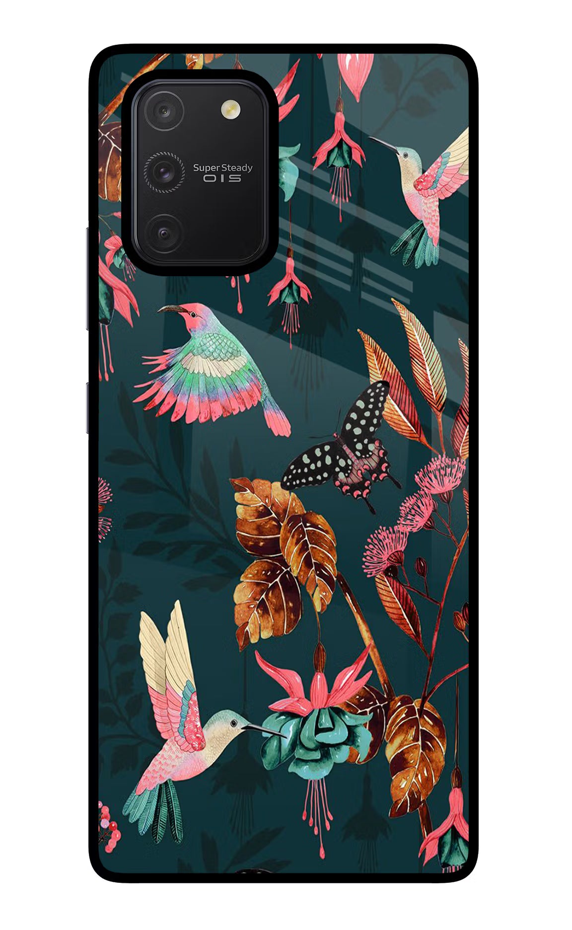 Birds Samsung S10 Lite Back Cover - Birds Samsung S10 Lite Glass Case Back Cover by Casekaro Birds Samsung S10 Lite Glass Case Back Cover by Casekaro