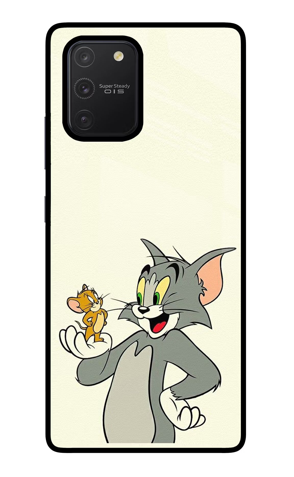 Tom & Jerry Samsung S10 Lite Back Cover - Tom & Jerry Samsung S10 Lite Glass Case Back Cover by Casekaro Tom & Jerry Samsung S10 Lite Glass Case Back Cover by Casekaro