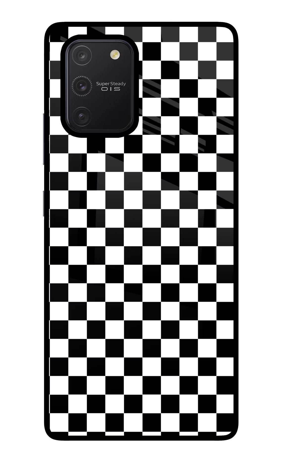 Chess Board Samsung S10 Lite Back Cover - Chess Board Samsung S10 Lite Glass Case Back Cover by Casekaro Chess Board Samsung S10 Lite Glass Case Back Cover by Casekaro