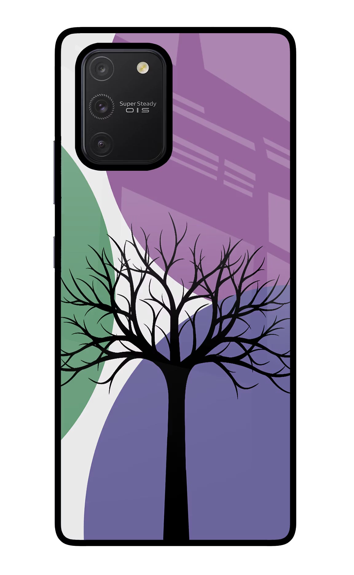 Tree Art Samsung S10 Lite Back Cover - Tree Art Samsung S10 Lite Glass Case Back Cover by Casekaro Tree Art Samsung S10 Lite Glass Case Back Cover by Casekaro