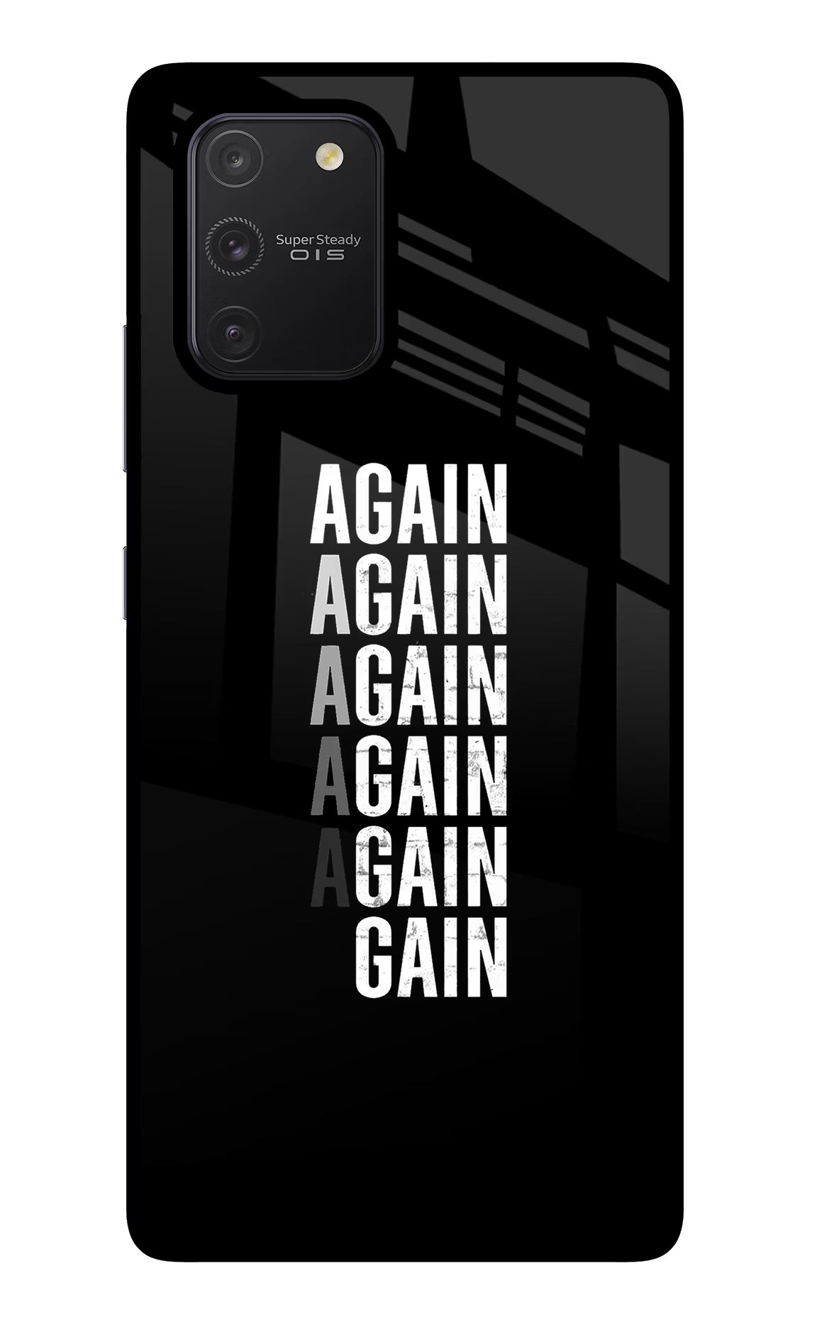 Again Again Gain Samsung S10 Lite Glass Case - Again Again Gain Samsung S10 Lite Glass Case Again Again Gain Samsung S10 Lite Glass Case