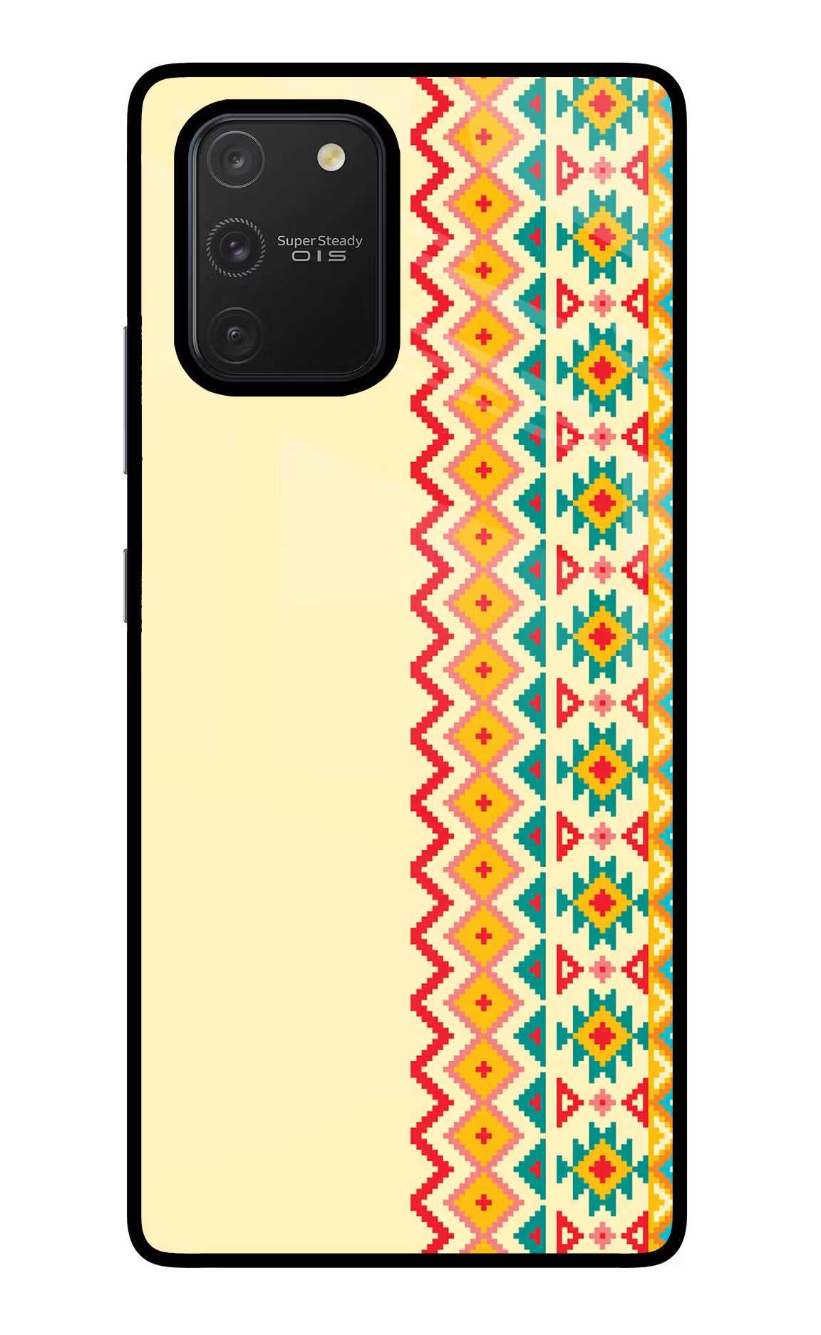 Ethnic Seamless Samsung S10 Lite Glass Case - Ethnic Seamless Samsung S10 Lite Glass Case Ethnic Seamless Samsung S10 Lite Glass Case