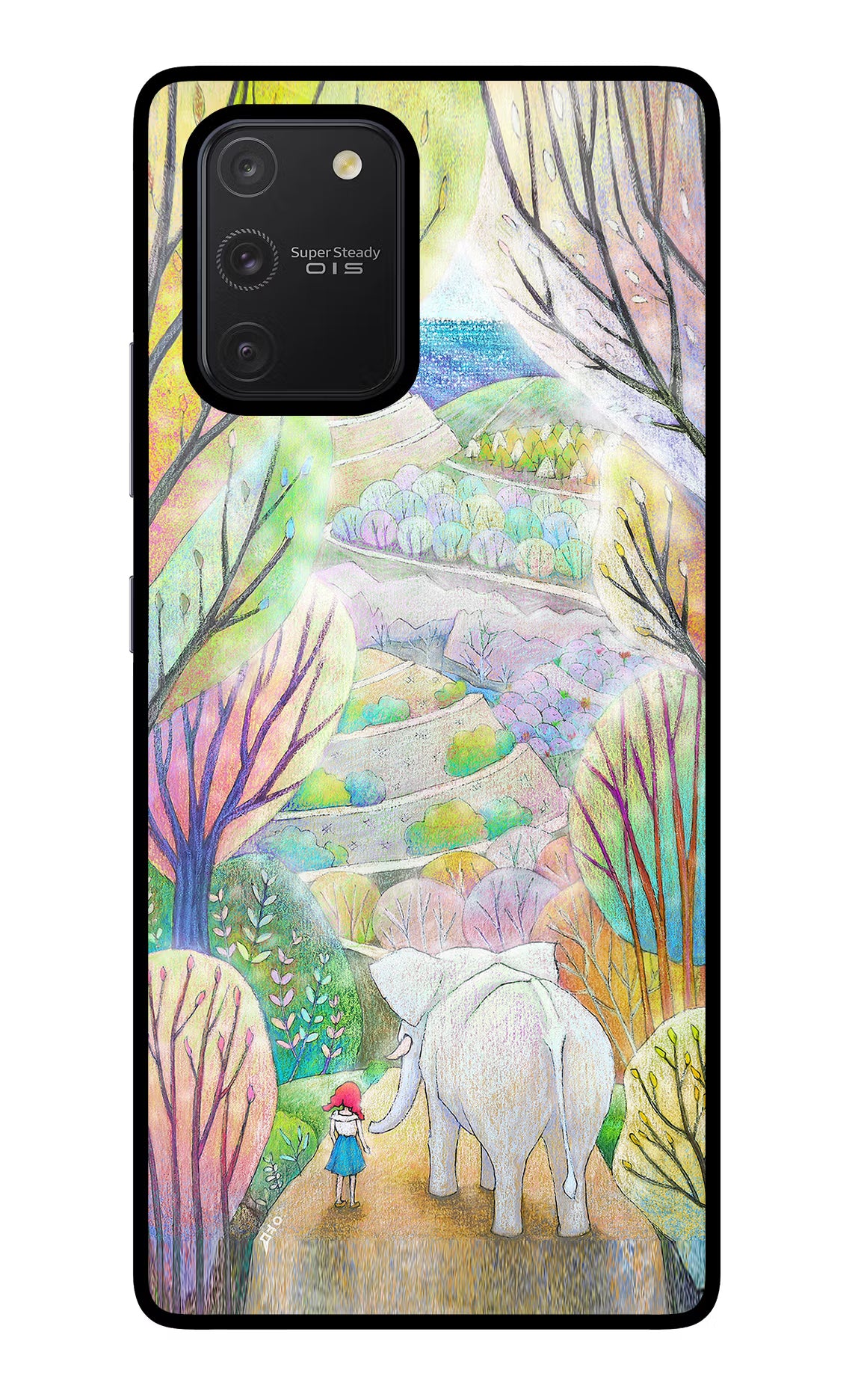 Nature Painting Samsung S10 Lite Back Cover - Nature Painting Samsung S10 Lite Glass Case Back Cover by Casekaro Nature Painting Samsung S10 Lite Glass Case Back Cover by Casekaro