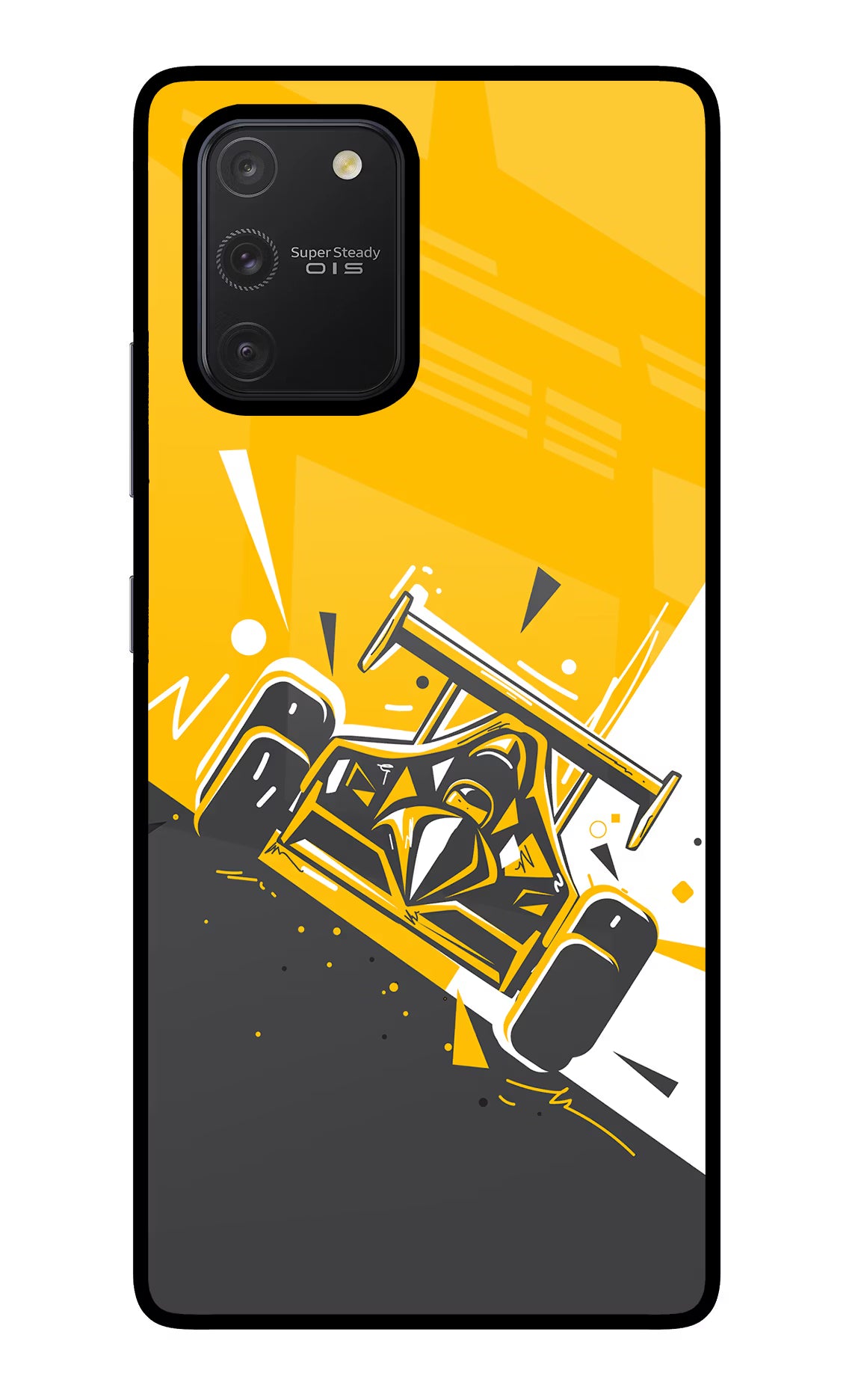 Track King Samsung S10 Lite Back Cover - Track King Samsung S10 Lite Glass Case Back Cover by Casekaro Track King Samsung S10 Lite Glass Case Back Cover by Casekaro