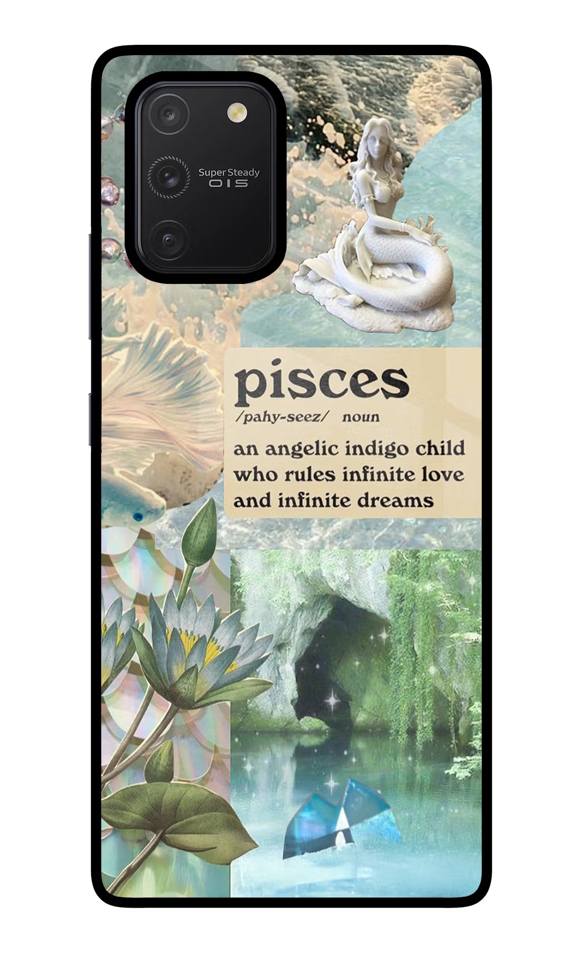 Pisces Zodiac Samsung S10 Lite Glass Case - Pisces Zodiac Samsung S10 Lite Glass Case Pisces Zodiac Samsung S10 Lite Glass Case