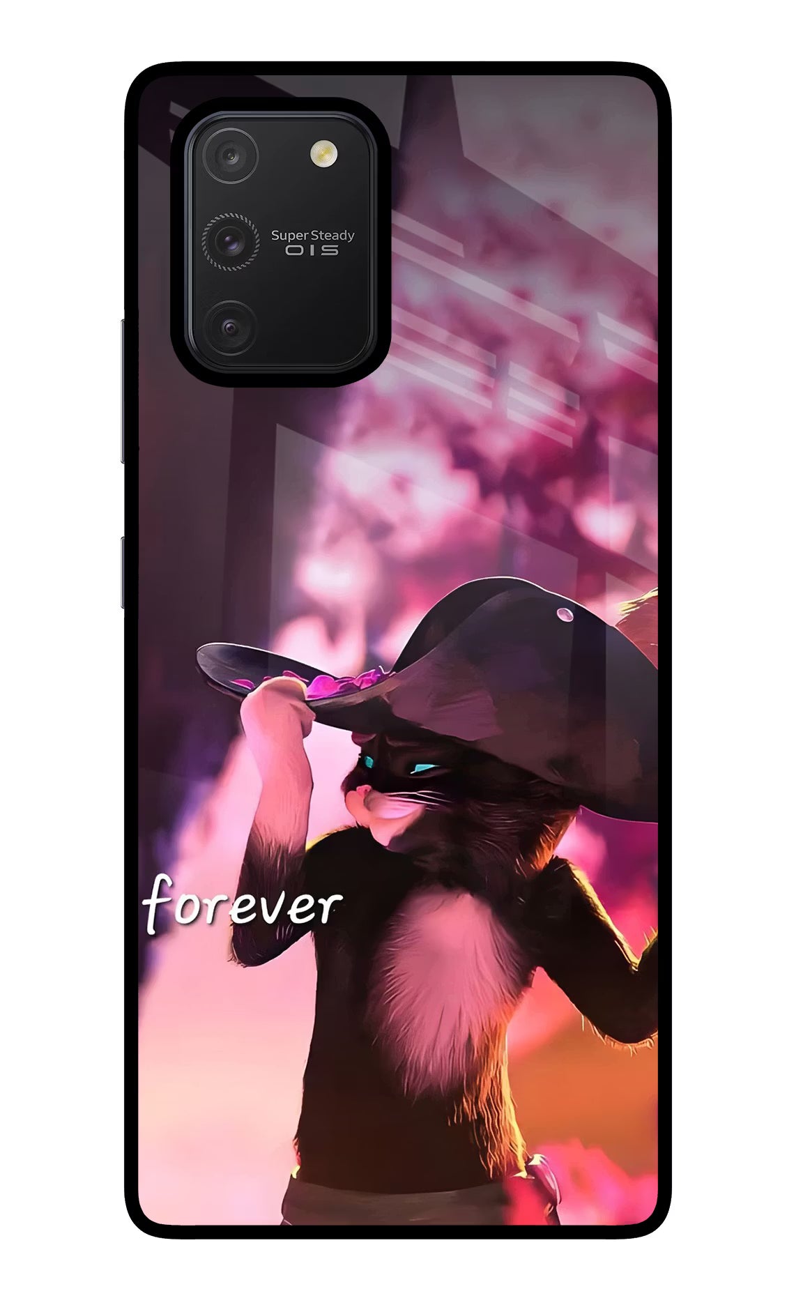 Forever Cat Samsung S10 Lite Glass Case - Forever Cat Samsung S10 Lite Glass Case Forever Cat Samsung S10 Lite Glass Case