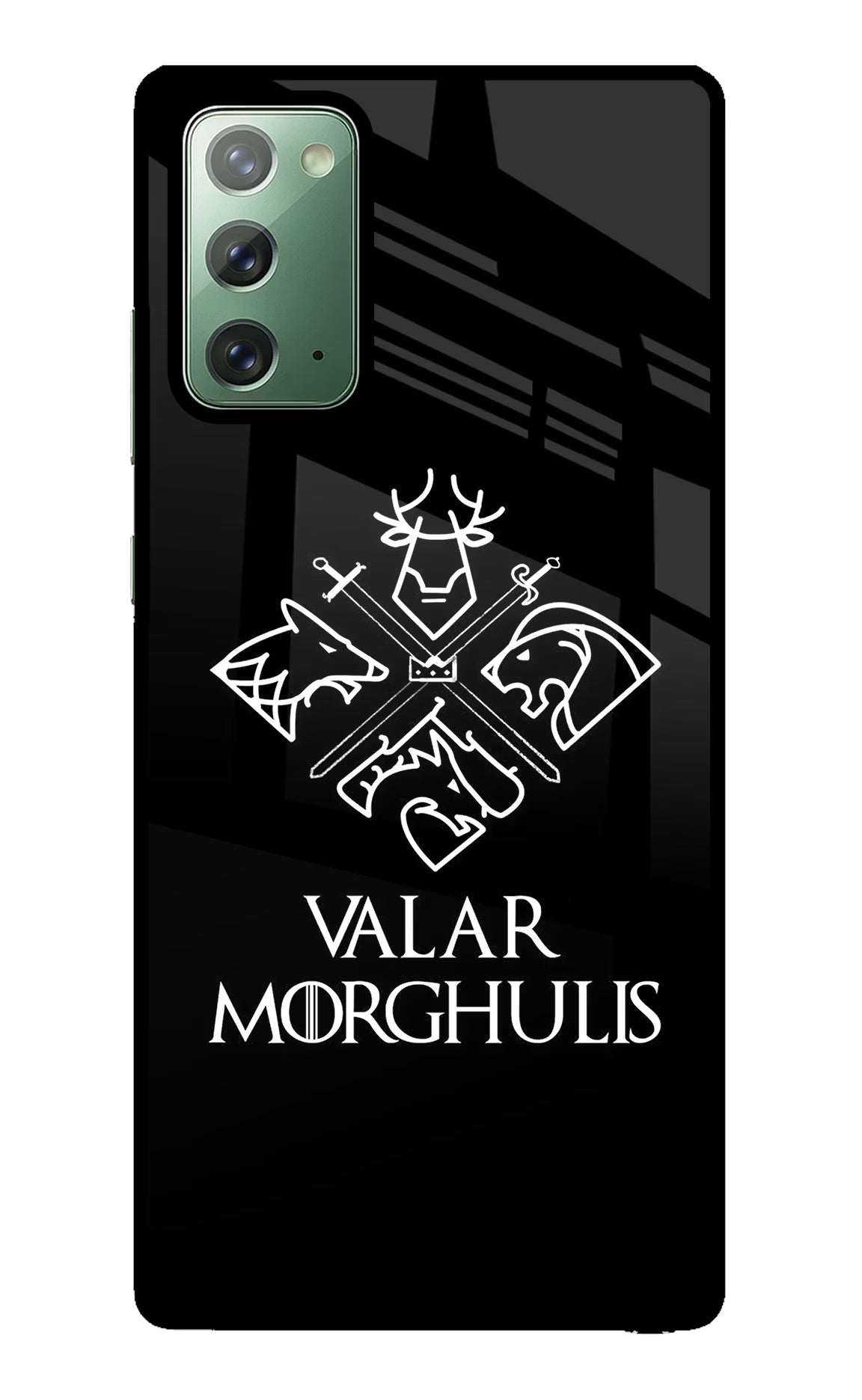 Valar Morghulis | Game Of Thrones Samsung Note 20 Back Cover - Valar Morghulis | Game Of Thrones Samsung Note 20 Glass Case Back Cover by Casekaro Valar Morghulis | Game Of Thrones Samsung Note 20 Glass Case Back Cover by Casekaro