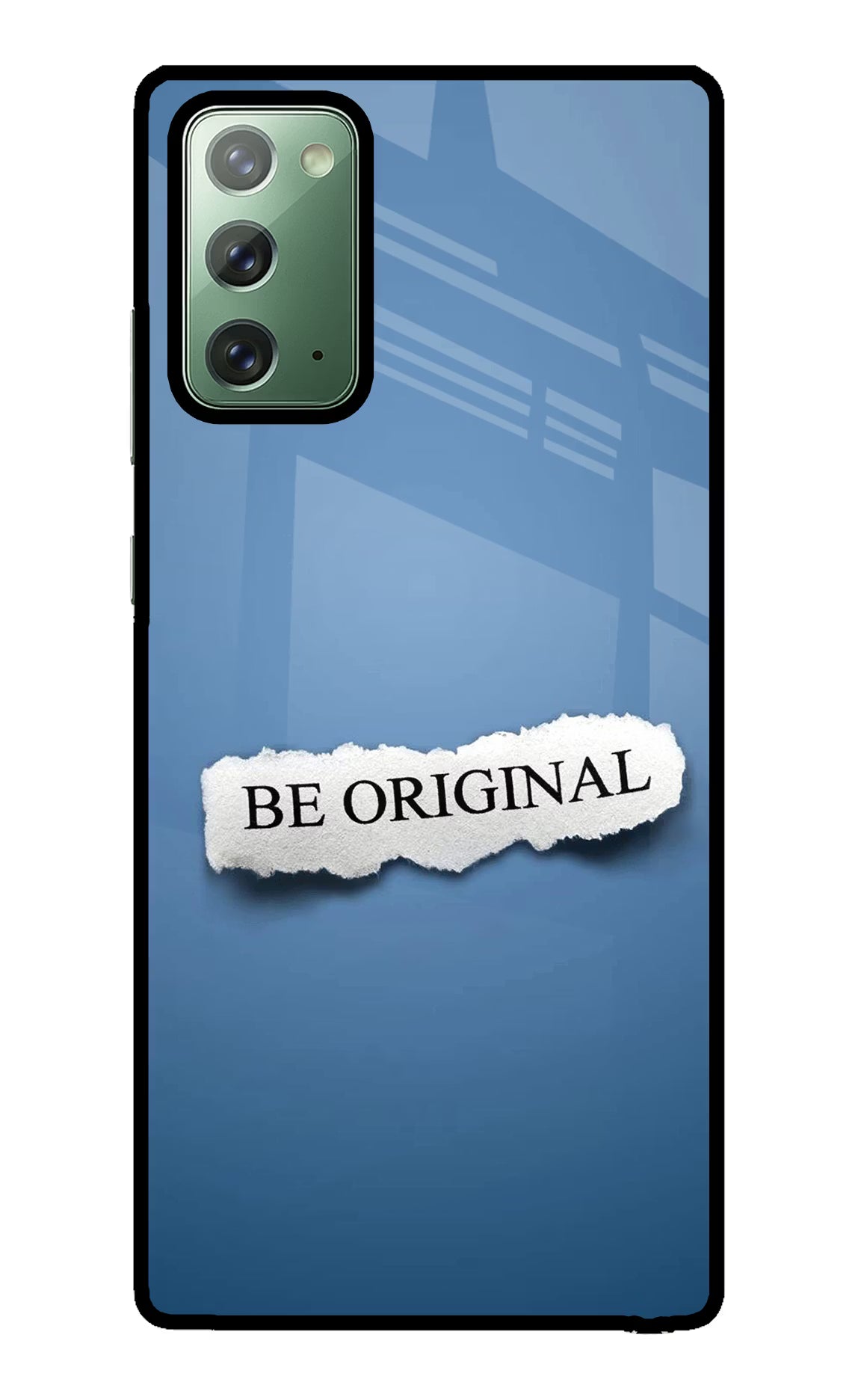 Be Original Samsung Note 20 Back Cover - Be Original Samsung Note 20 Glass Case Back Cover by Casekaro Be Original Samsung Note 20 Glass Case Back Cover by Casekaro