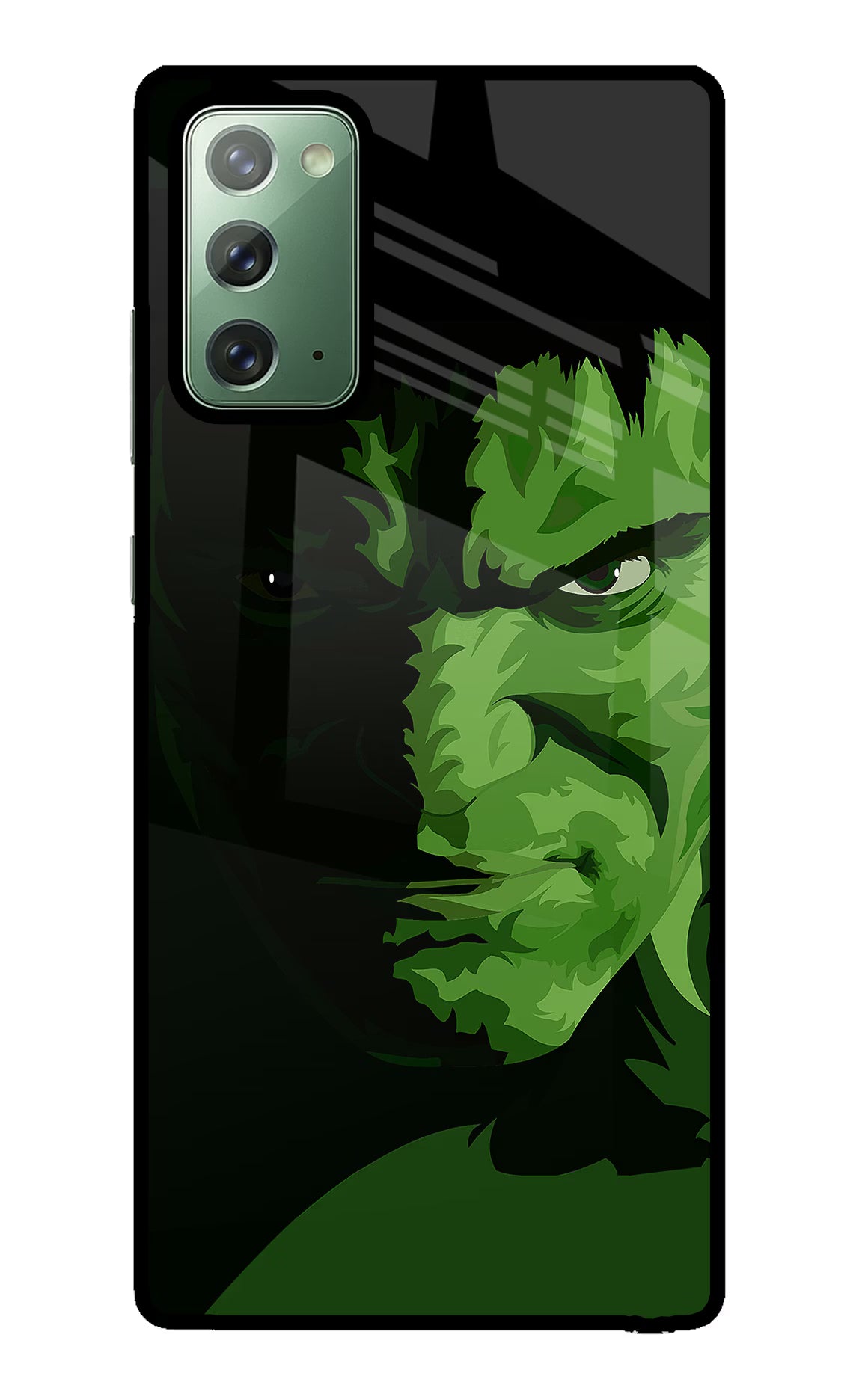 HULK Samsung Note 20 Back Cover - HULK Samsung Note 20 Glass Case Back Cover by Casekaro HULK Samsung Note 20 Glass Case Back Cover by Casekaro