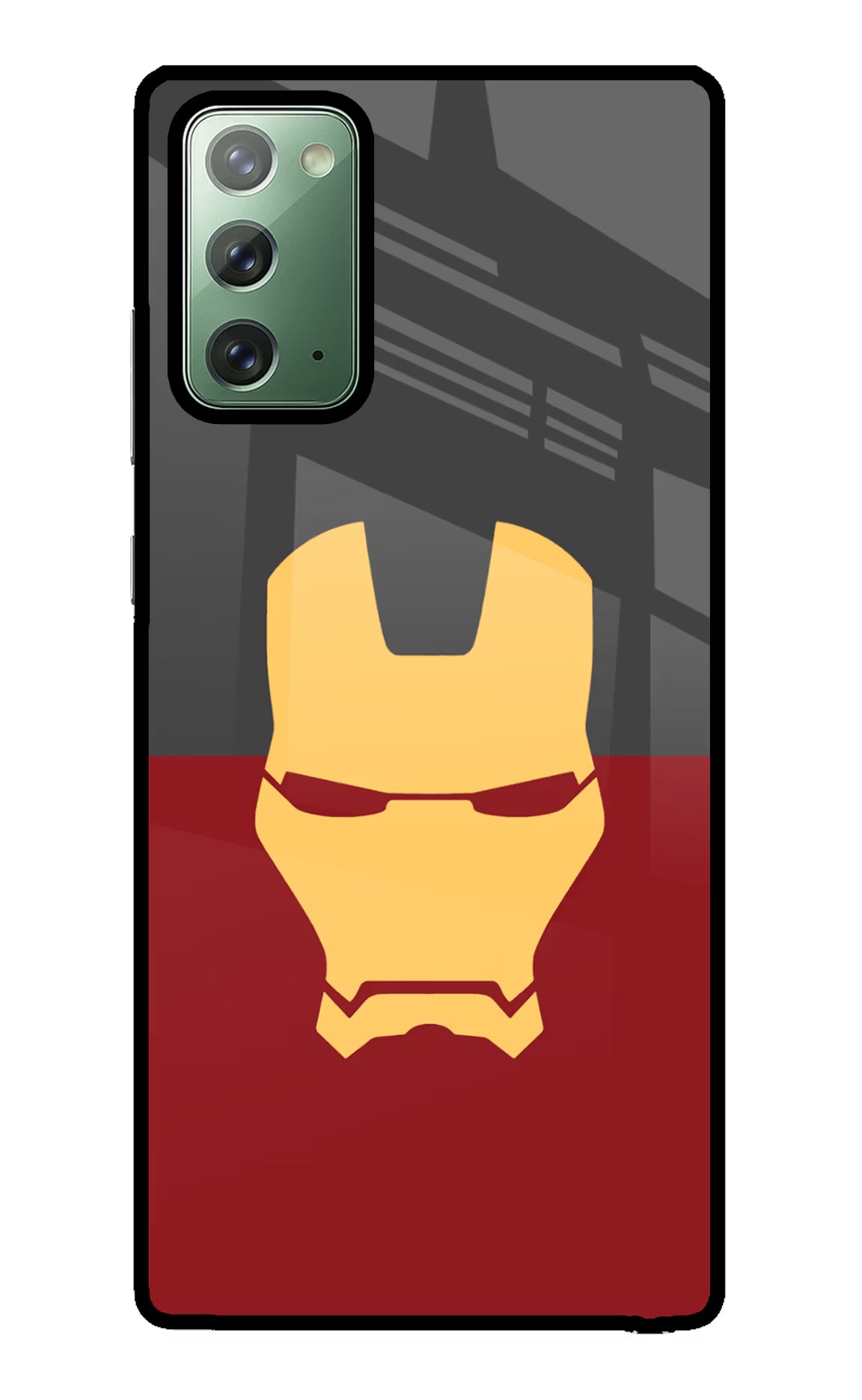 Ironman Samsung Note 20 Back Cover - Ironman Samsung Note 20 Glass Case Back Cover by Casekaro Ironman Samsung Note 20 Glass Case Back Cover by Casekaro