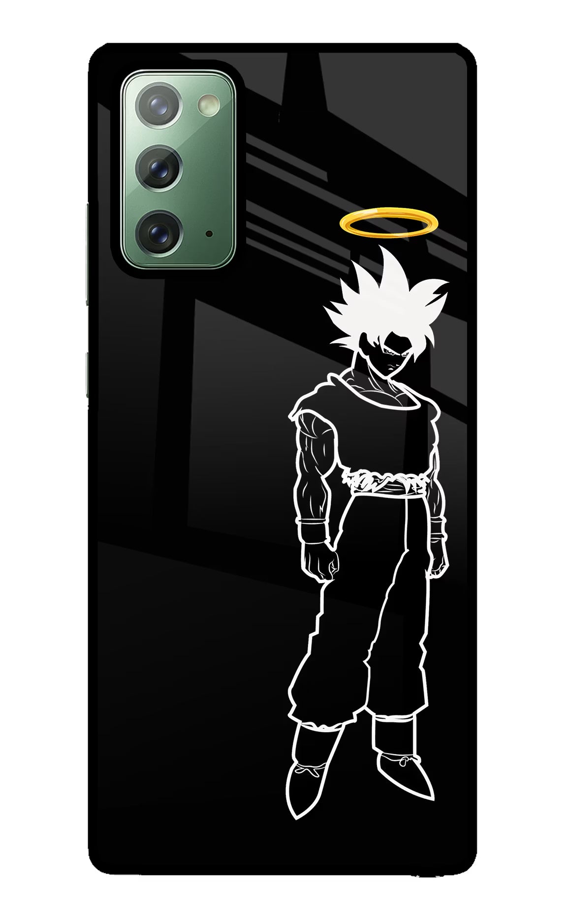 DBS Character Samsung Note 20 Back Cover - DBS Character Samsung Note 20 Glass Case Back Cover by Casekaro DBS Character Samsung Note 20 Glass Case Back Cover by Casekaro