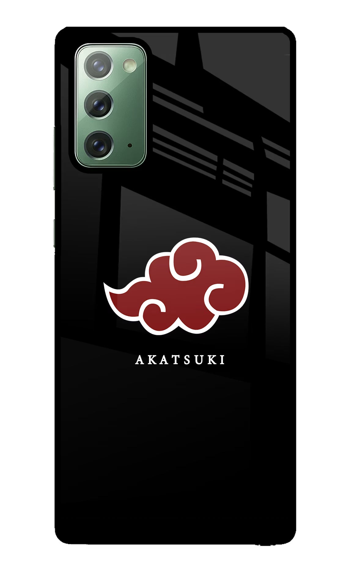 Akatsuki Samsung Note 20 Back Cover - Akatsuki Samsung Note 20 Glass Case Back Cover by Casekaro Akatsuki Samsung Note 20 Glass Case Back Cover by Casekaro
