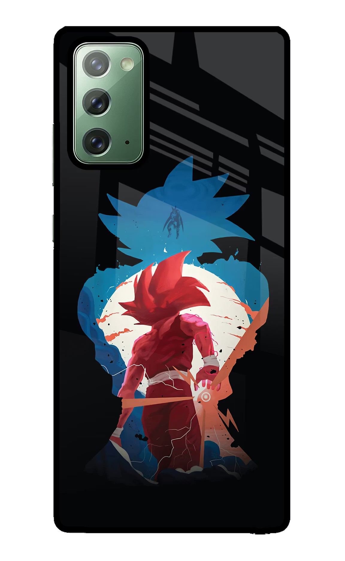 Goku Samsung Note 20 Back Cover - Goku Samsung Note 20 Glass Case Back Cover by Casekaro Goku Samsung Note 20 Glass Case Back Cover by Casekaro