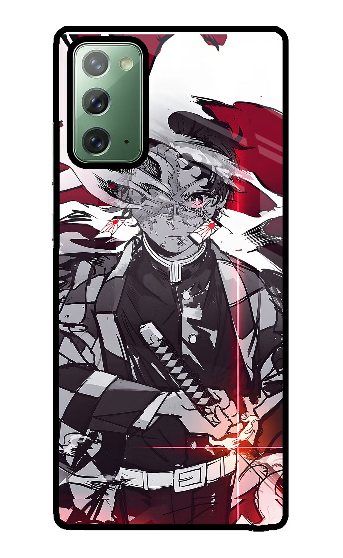 Demon Slayer Samsung Note 20 Glass Case Back Cover by Casekaro