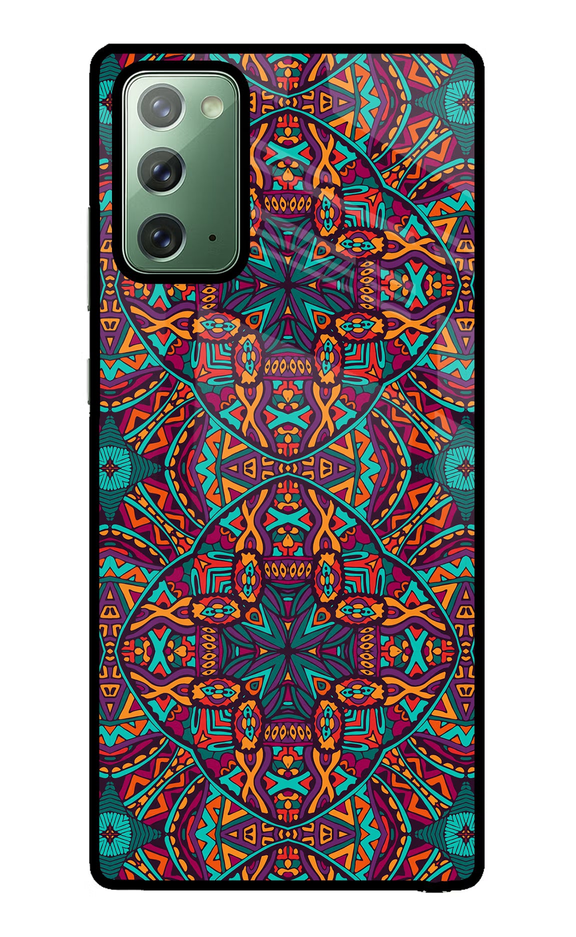 Colour Mandala Samsung Note 20 Glass Case - Colour Mandala Samsung Note 20 Glass Case Colour Mandala Samsung Note 20 Glass Case