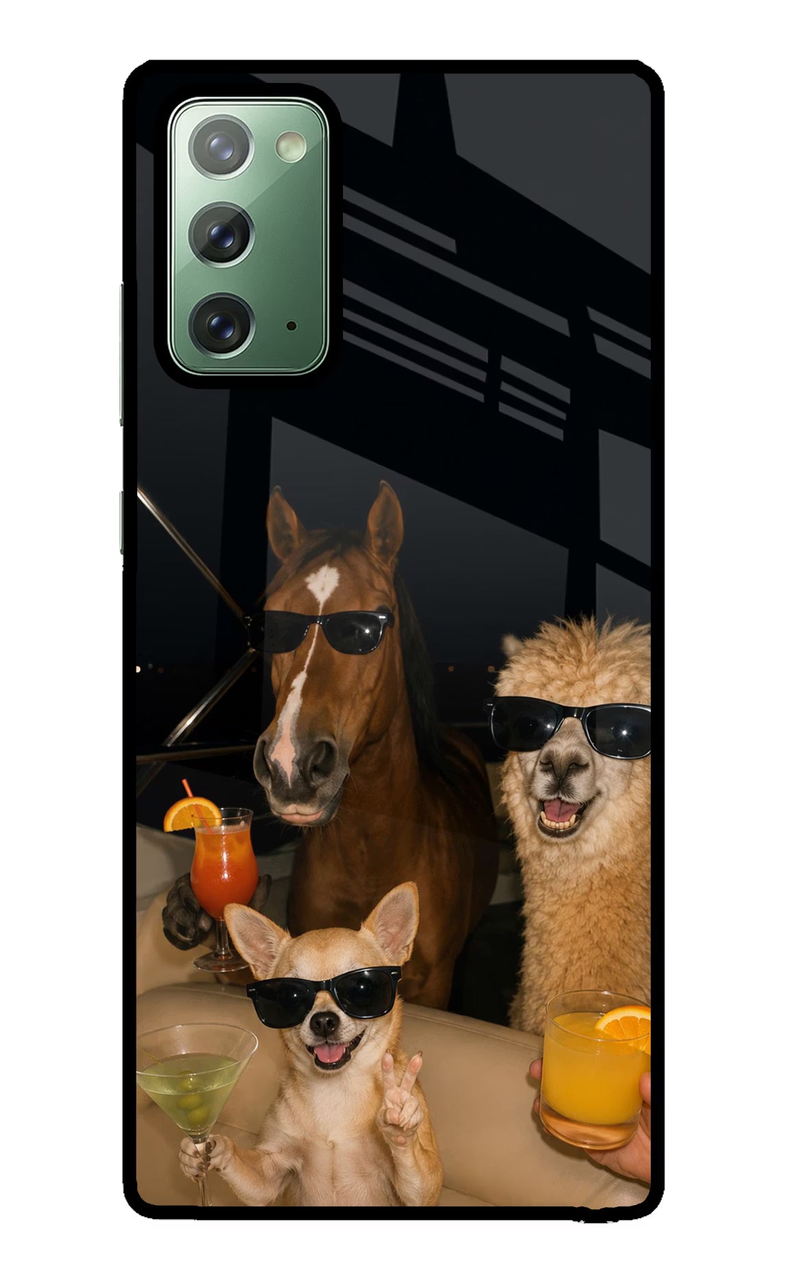 Party Squad Samsung Note 20 Glass Case - Party Squad Samsung Note 20 Glass Case Party Squad Samsung Note 20 Glass Case